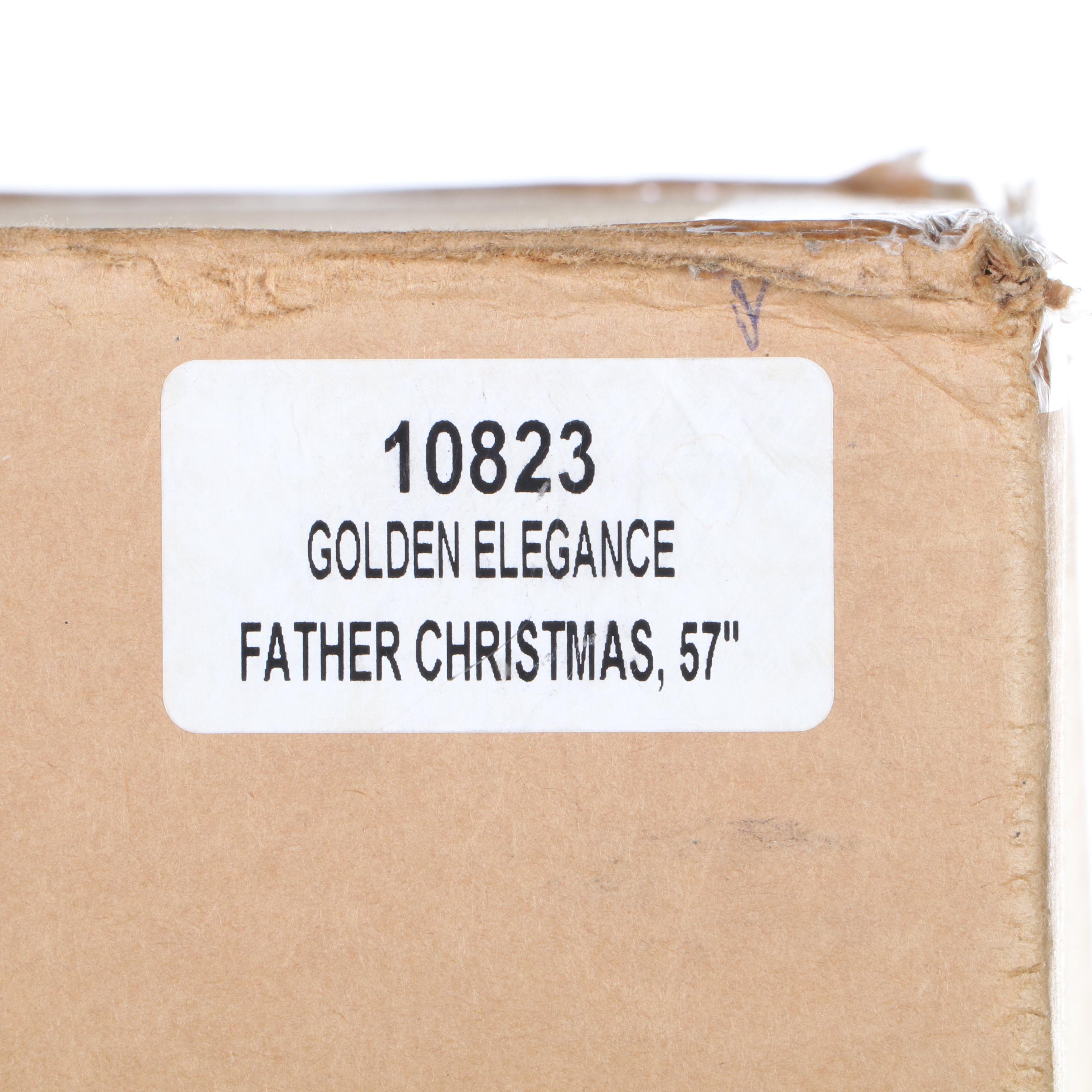 Ditz Designs by The Hen House "Golden Elegance" Father Christmas, dated 2008