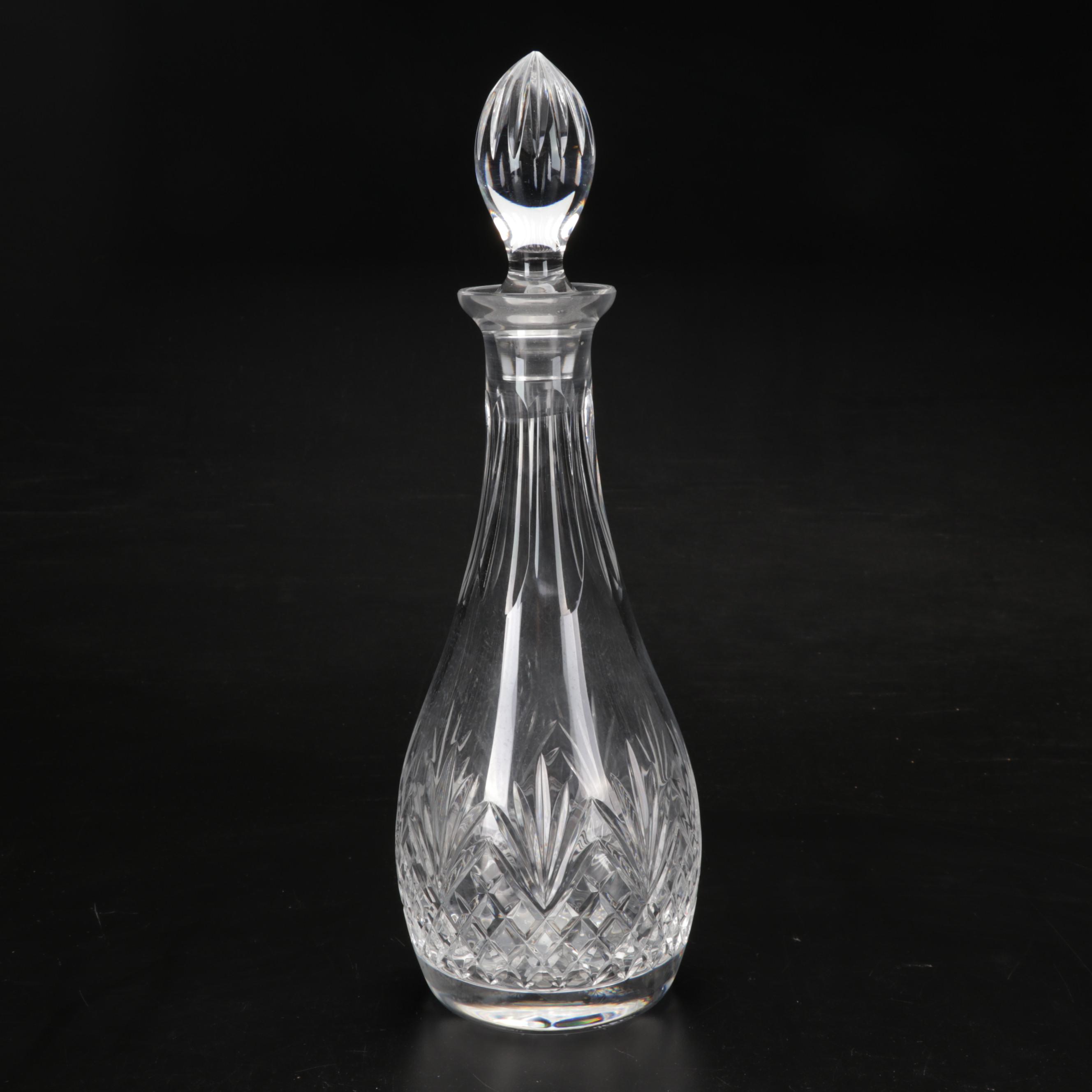 Edinburgh Crystal Decanter with Royal Crystal Rock Champagne Flutes