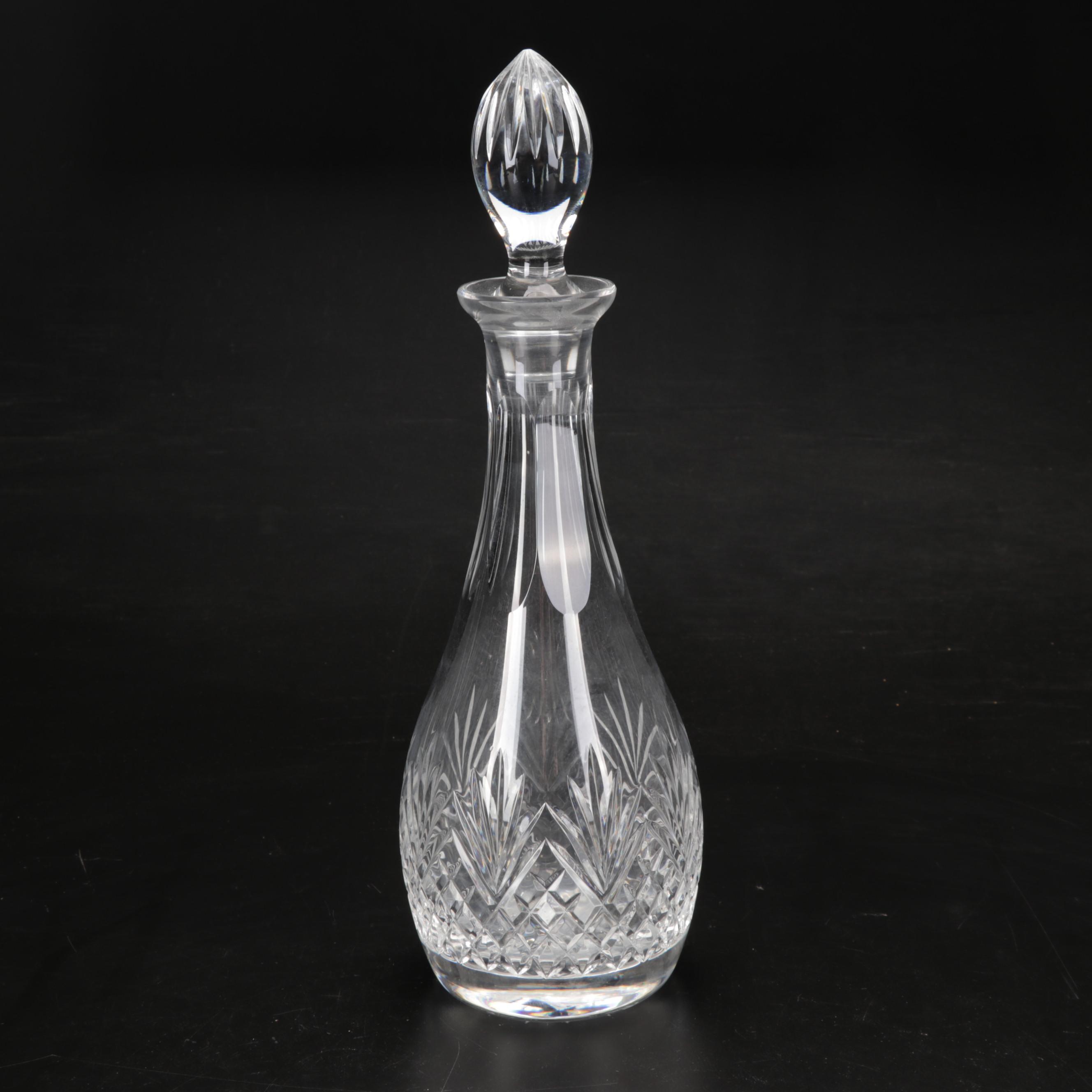 Edinburgh Crystal Decanter with Royal Crystal Rock Champagne Flutes