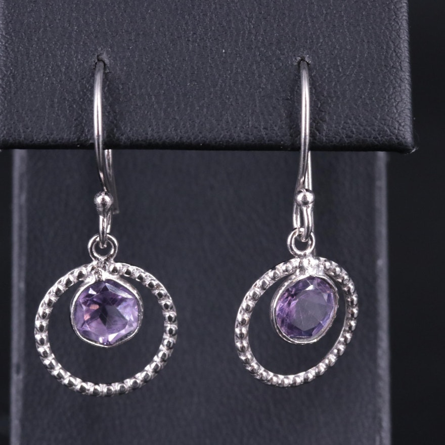 Amethyst Drop Earrings