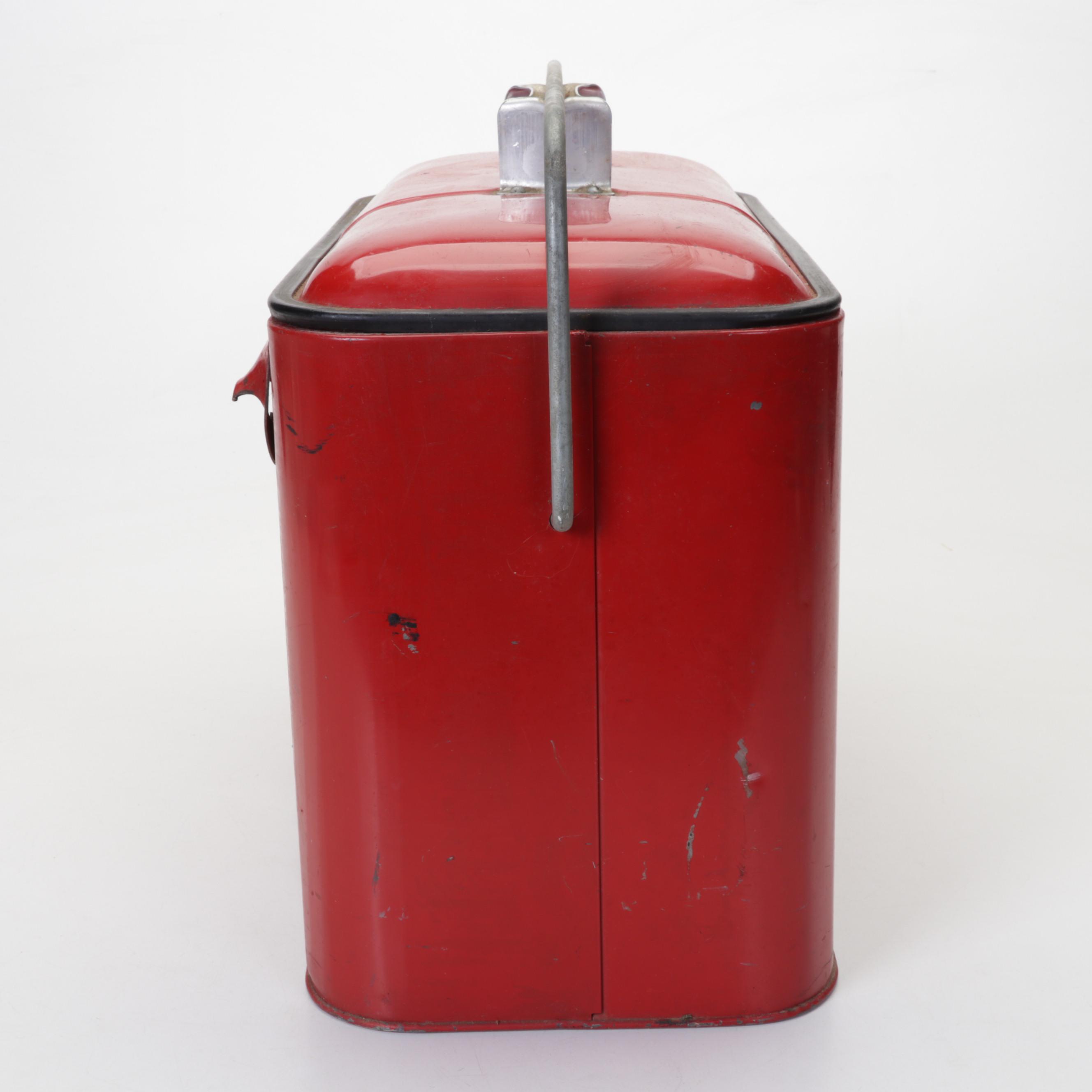 Progress Refrigerator Co. Portable Coca-Cola "Airline" Cooler, Mid-20th Century