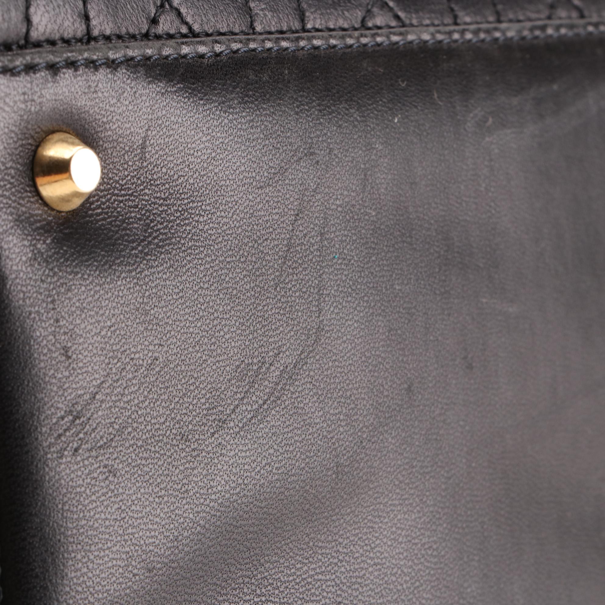 Christian Dior Medium Lady Dior Handbag in Cannage Quilted Lambskin Leather