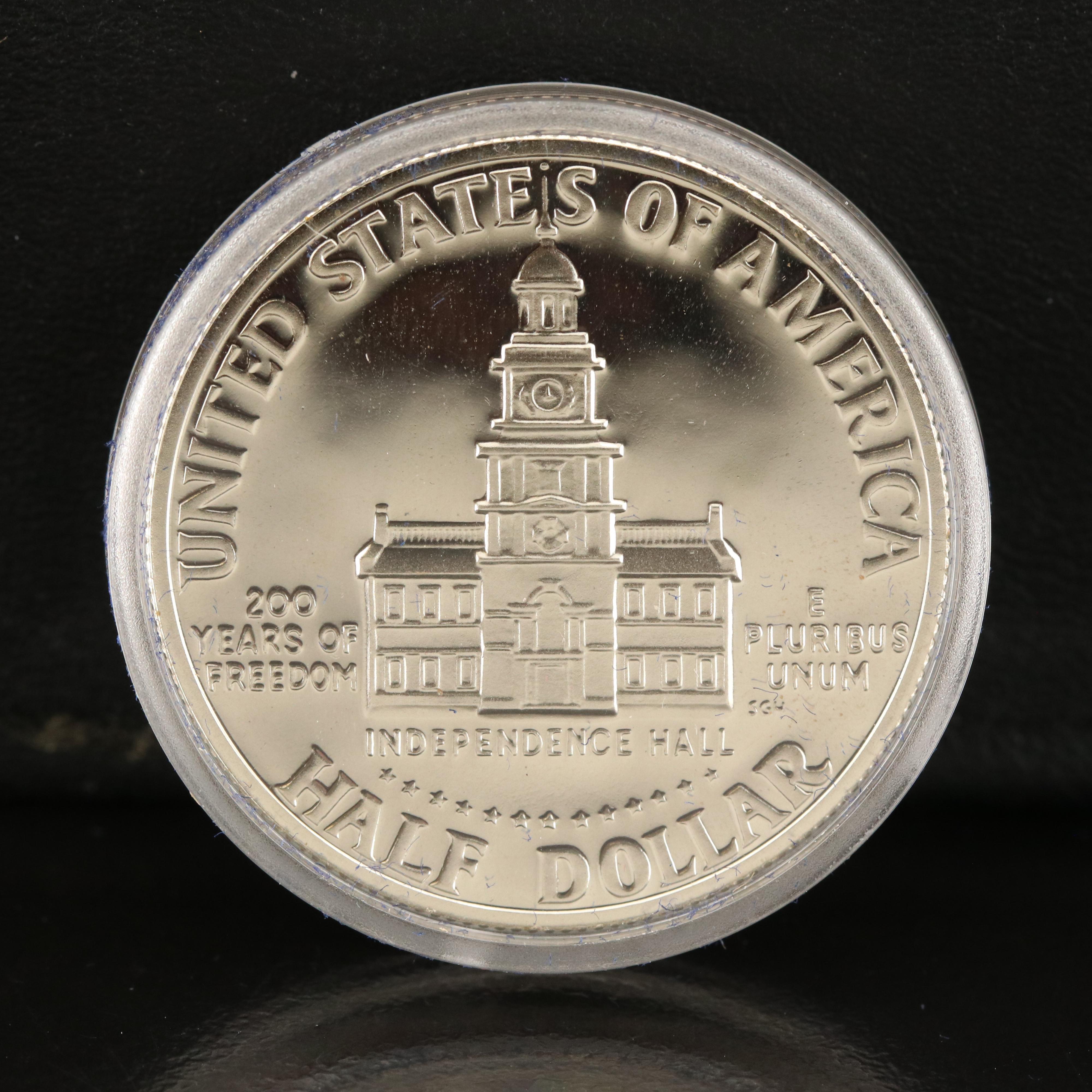 Group of Seven Three Piece Bicentennial Silver - Clad Proof Sets