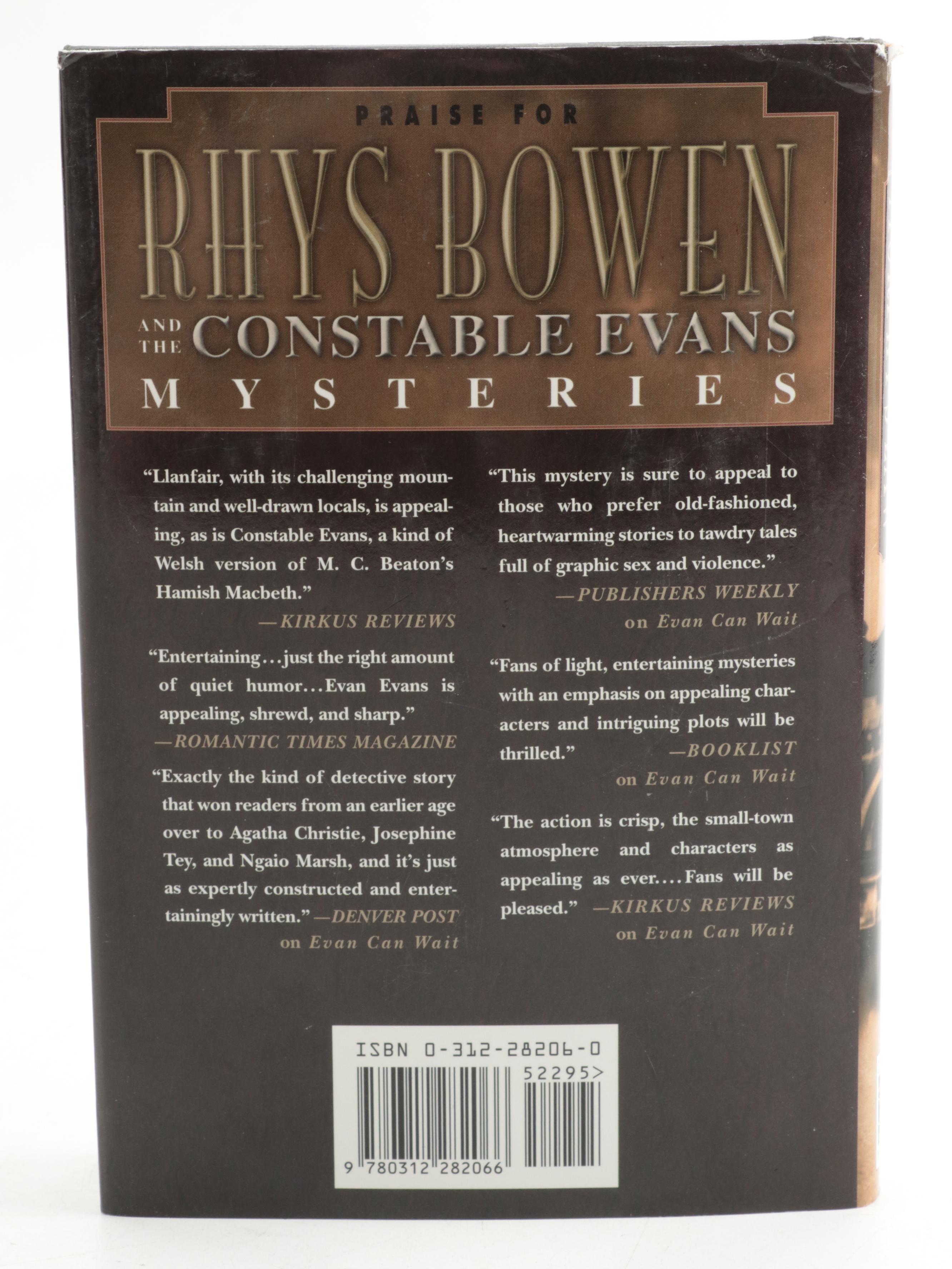 Signed First Edition "Murphy's Law" by Rhys Bowen and More