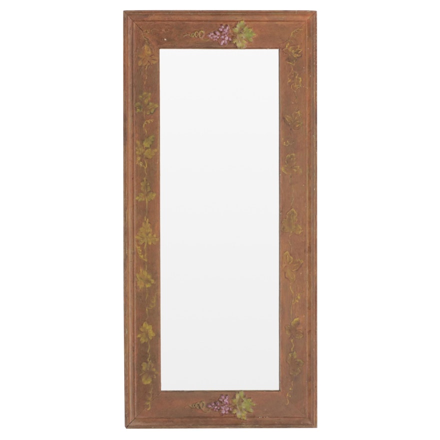 Painted Wood Framed Rectangular Mirror, Early to Mid-20th Century