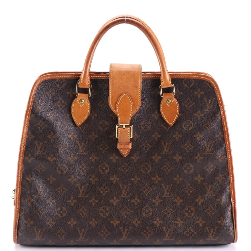 Louis Vuitton Rivoli Bag in Monogram Canvas and Vachetta Leather