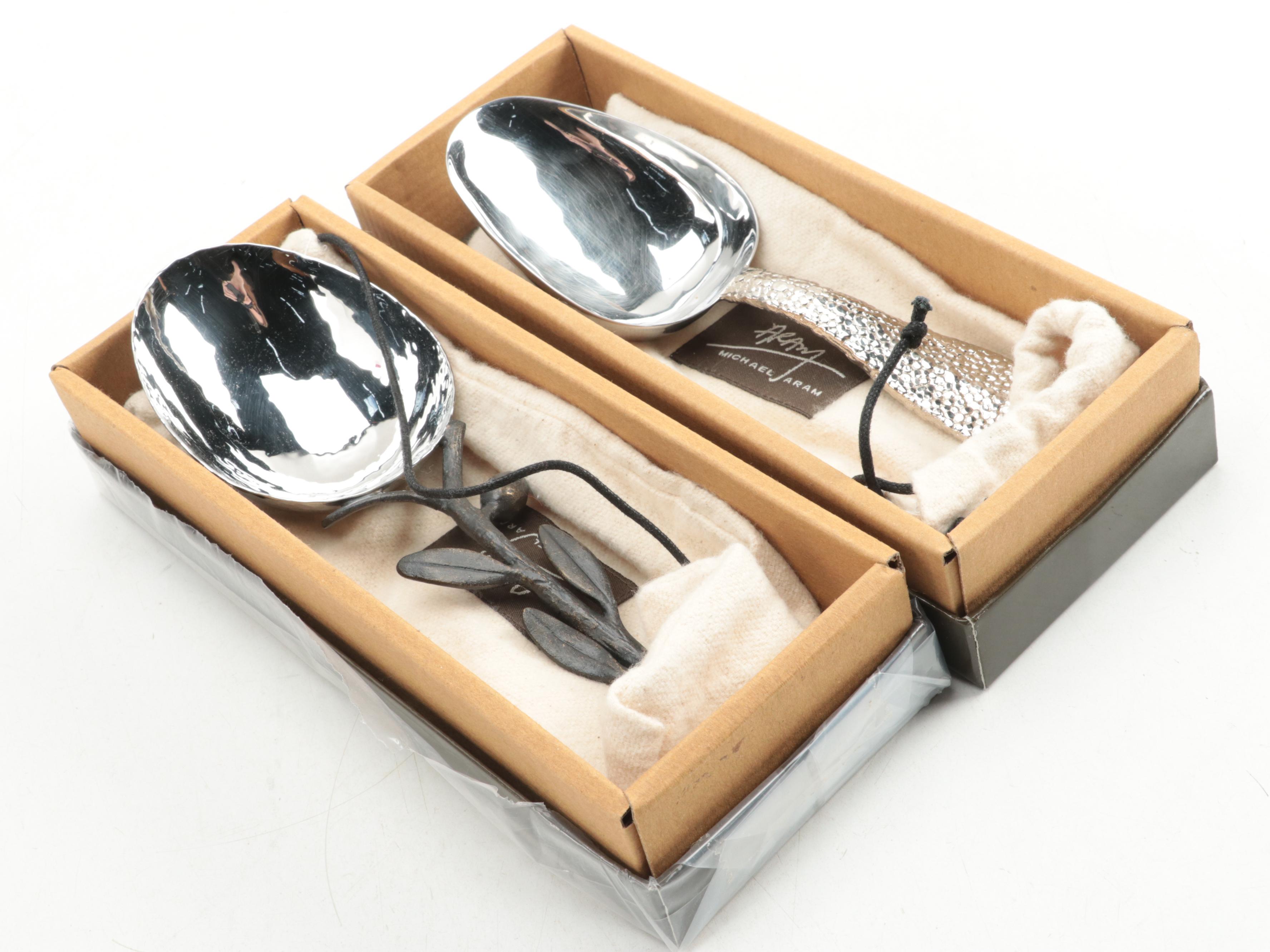 Michael Aram Serving Bowl and Spoons