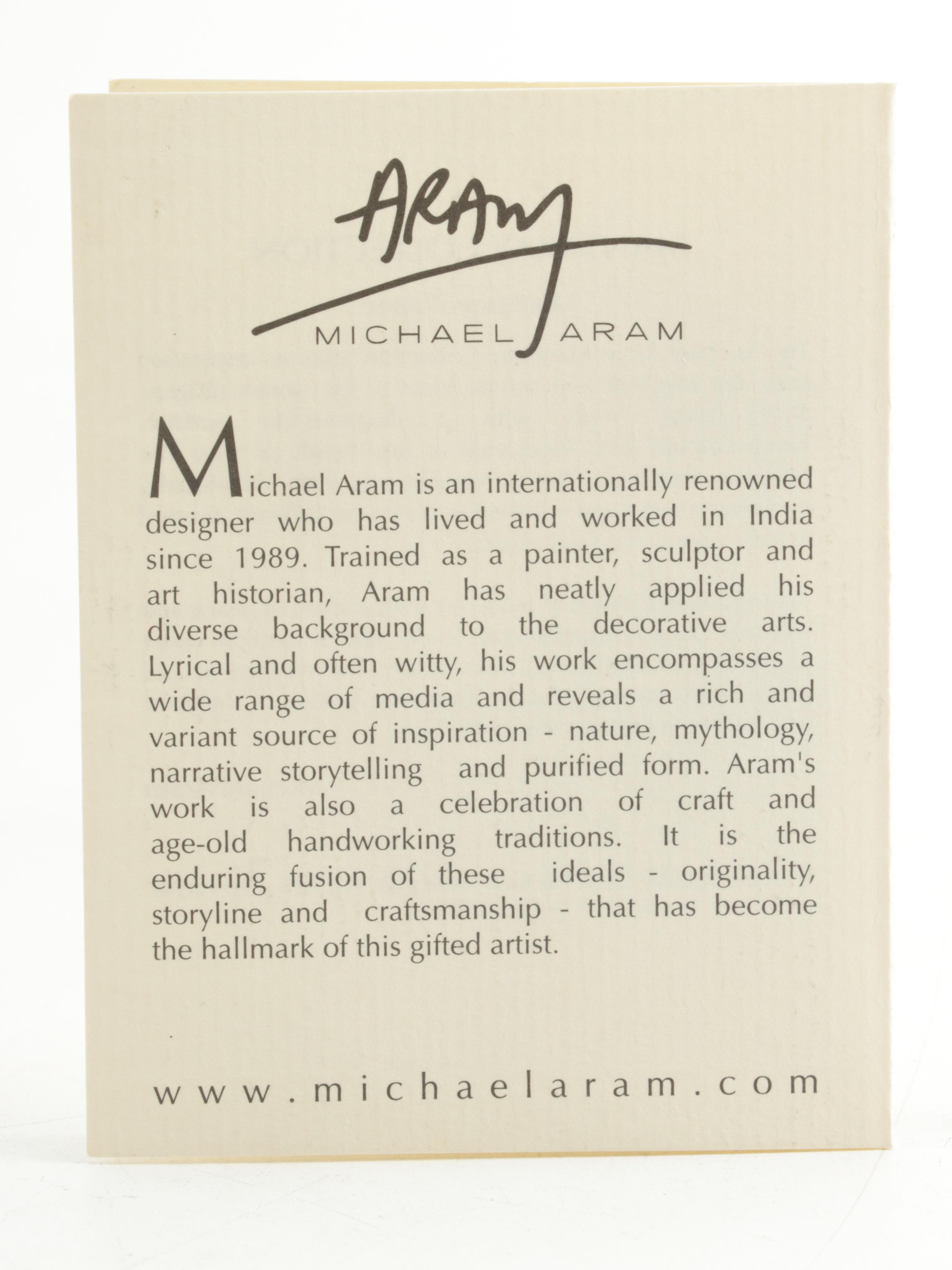 Michael Aram Serving Bowl and Spoons