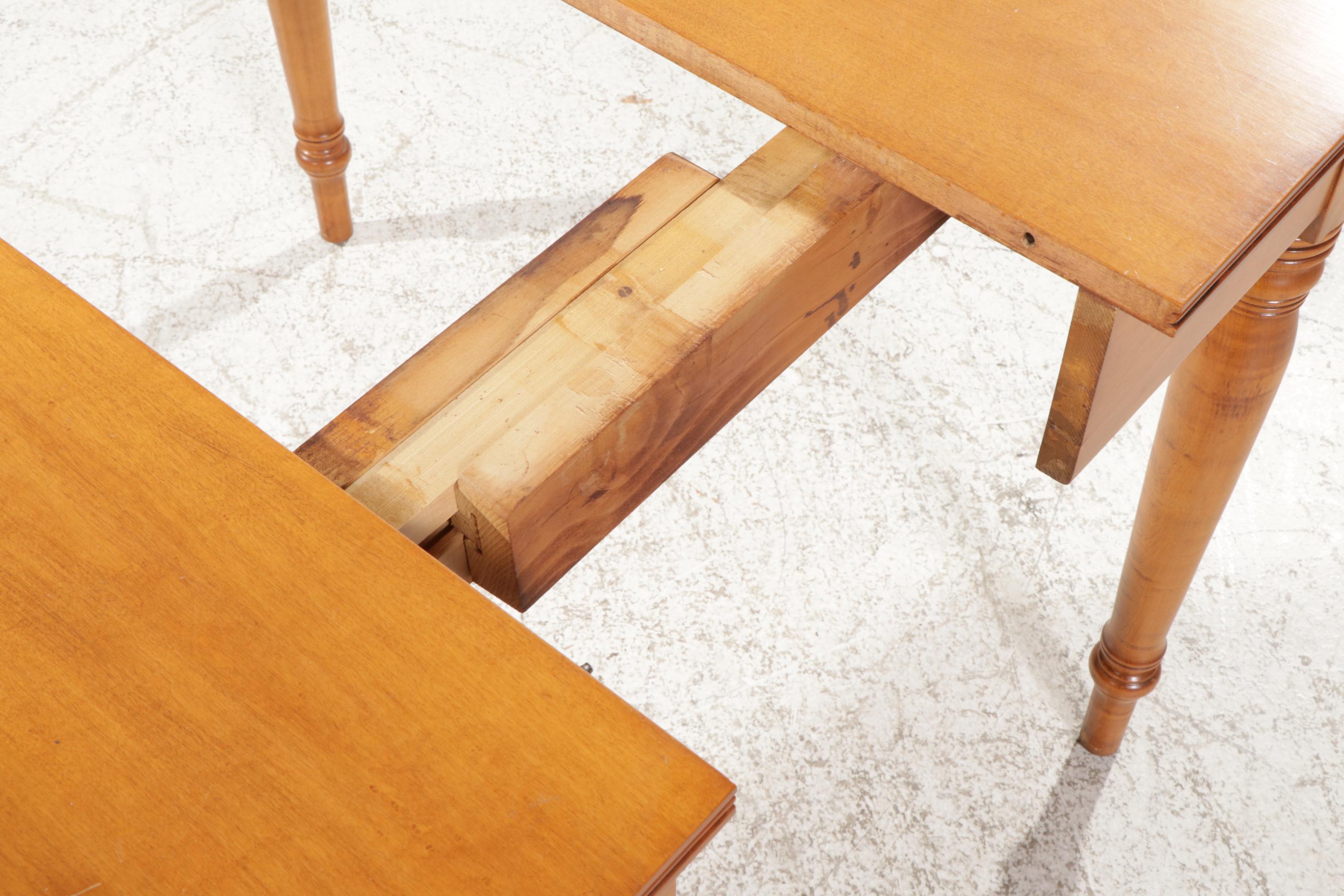 Conant Ball Maple Drop Leaf Dining Table, Mid to Late 20th Century