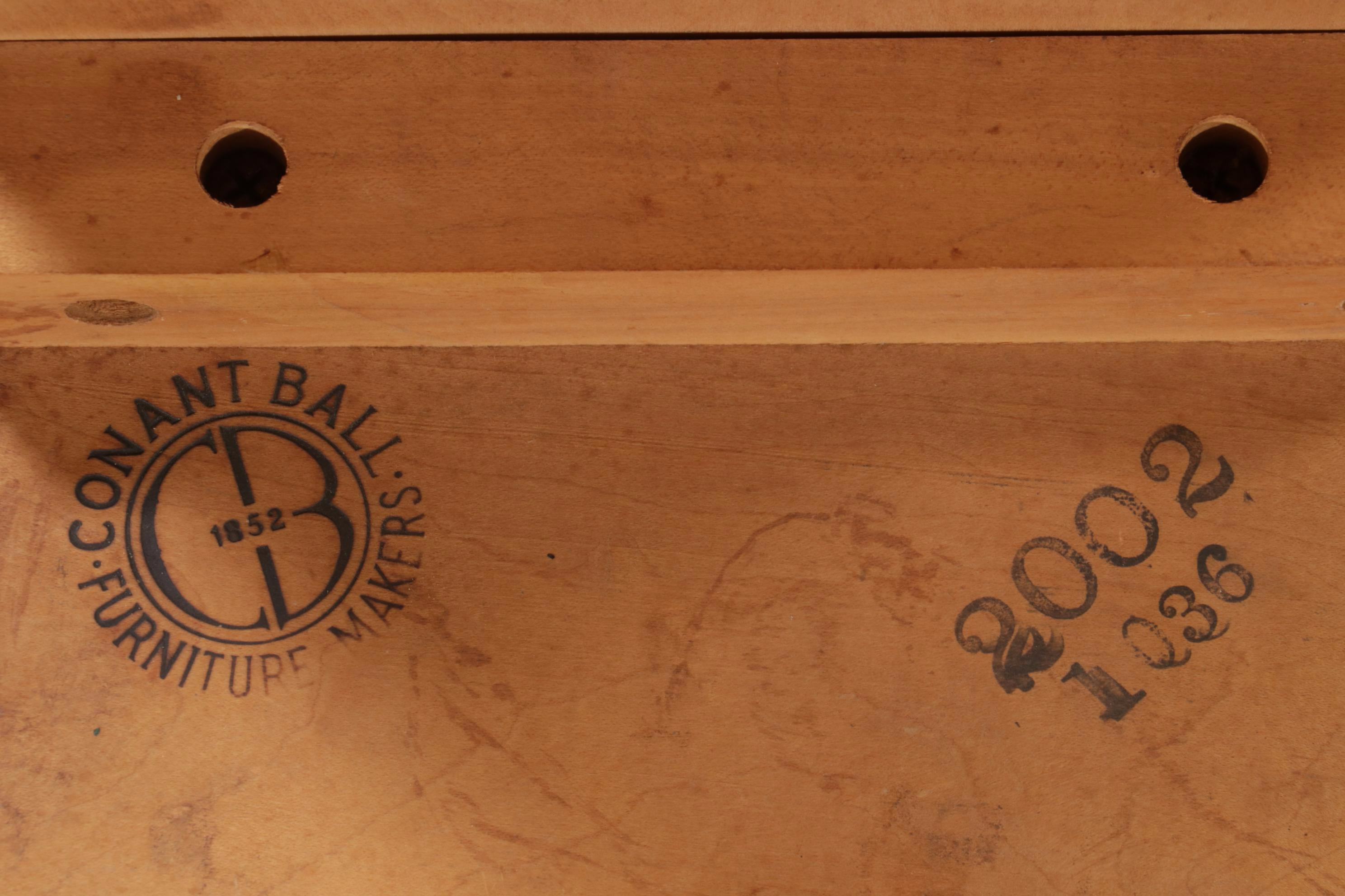 Conant Ball Maple Drop Leaf Dining Table, Mid to Late 20th Century