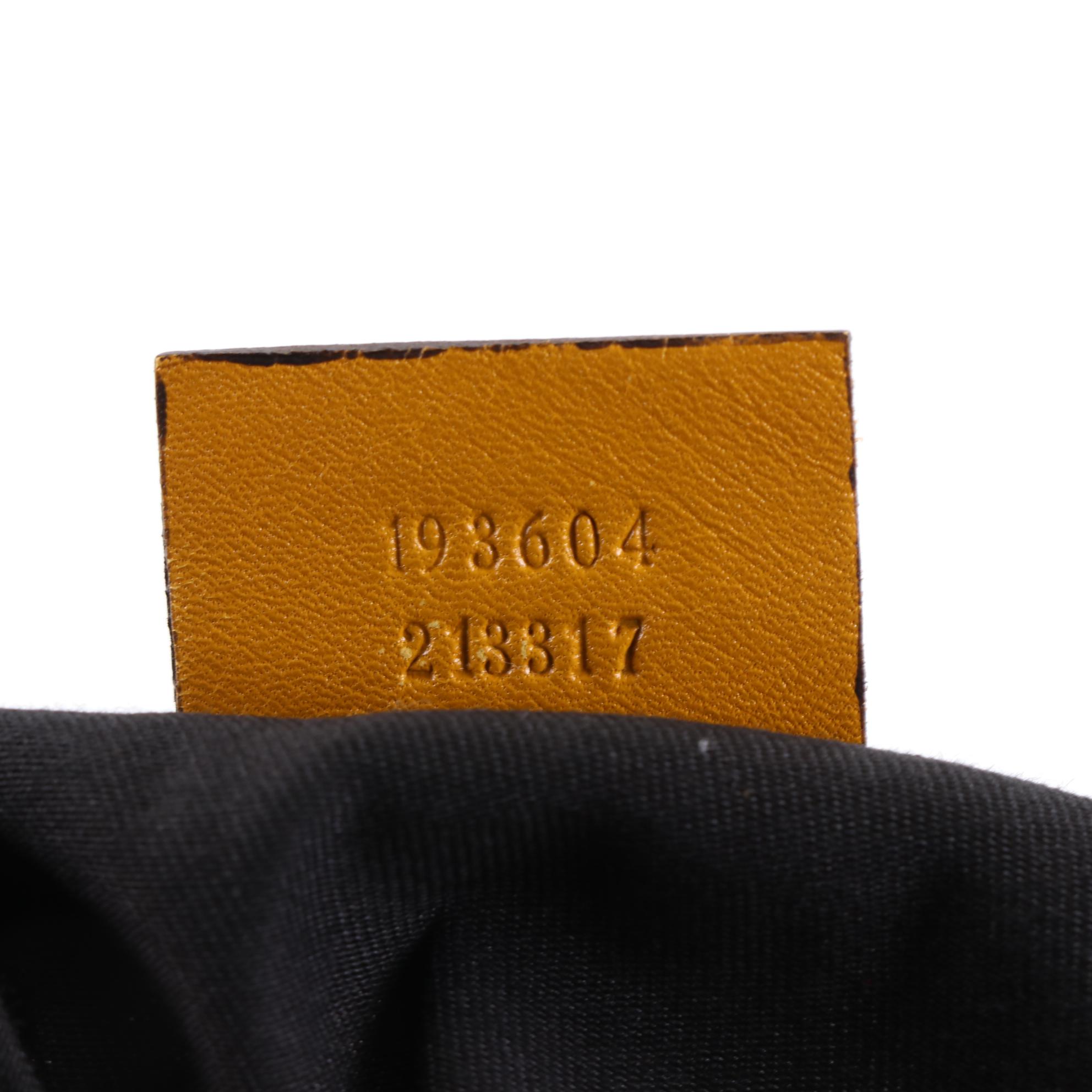 Gucci Mini Boston Bag in GG Supreme Canvas and Leather Trim