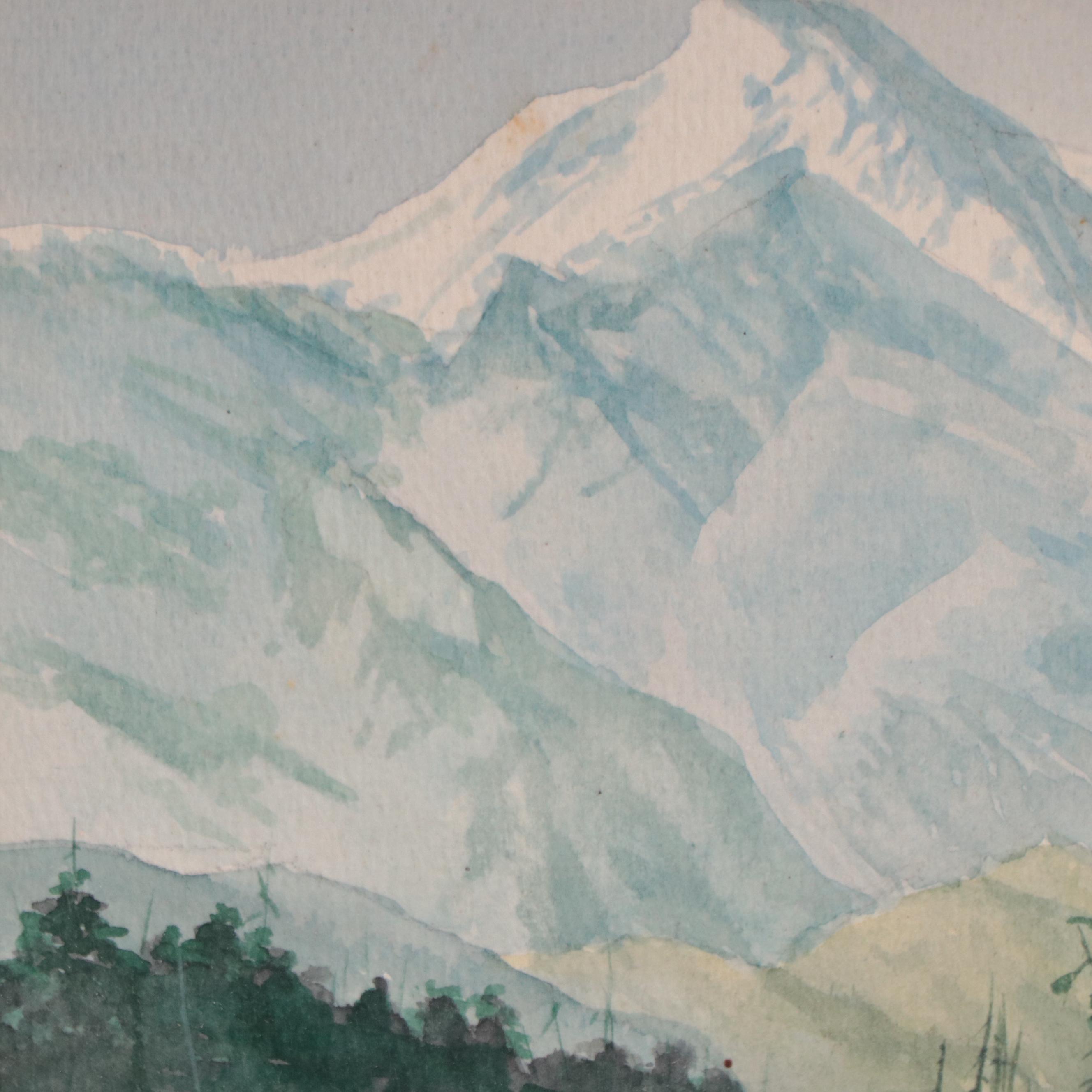 Gerry Metz Watercolor Painting "Good Day's Catch"