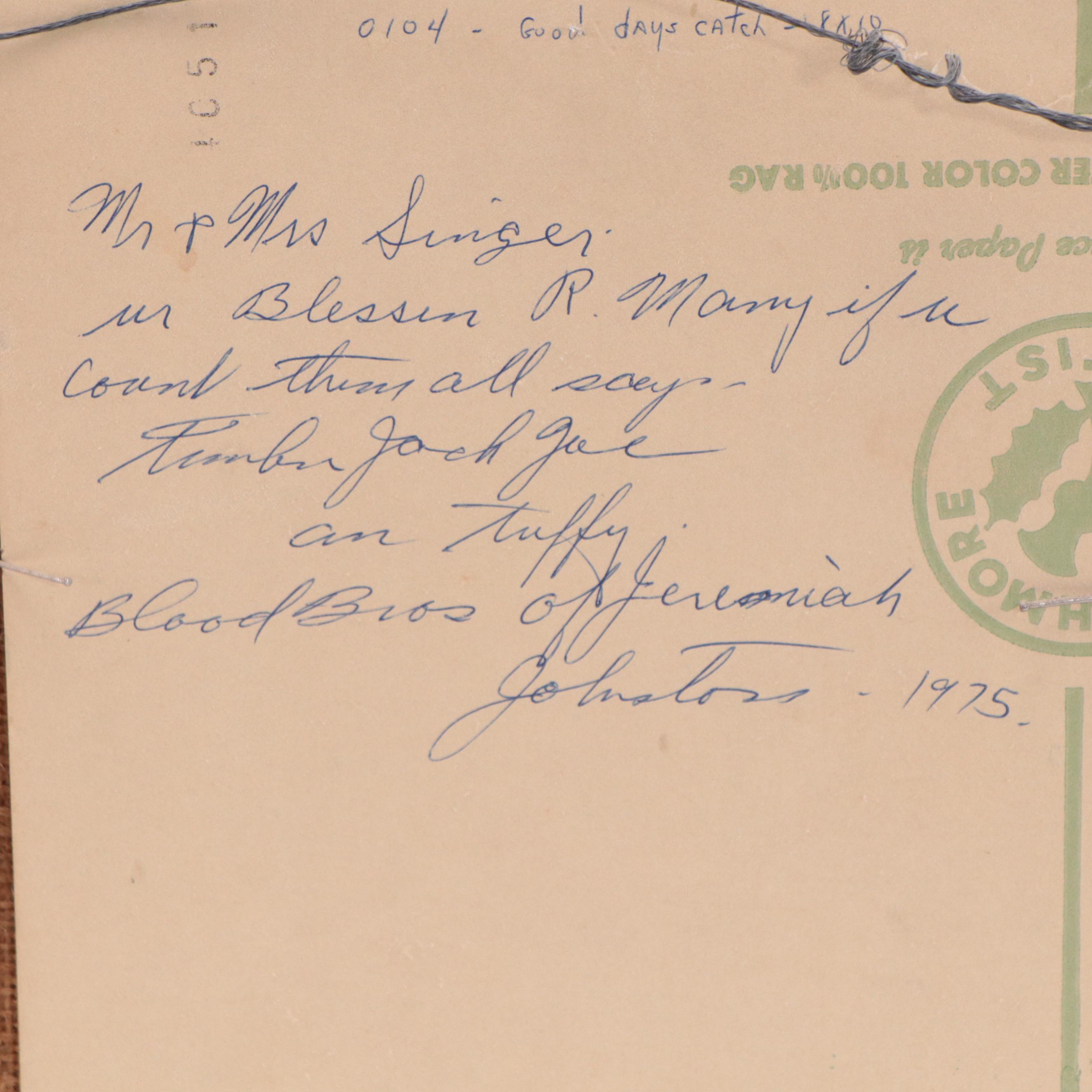 Gerry Metz Watercolor Painting "Good Day's Catch"