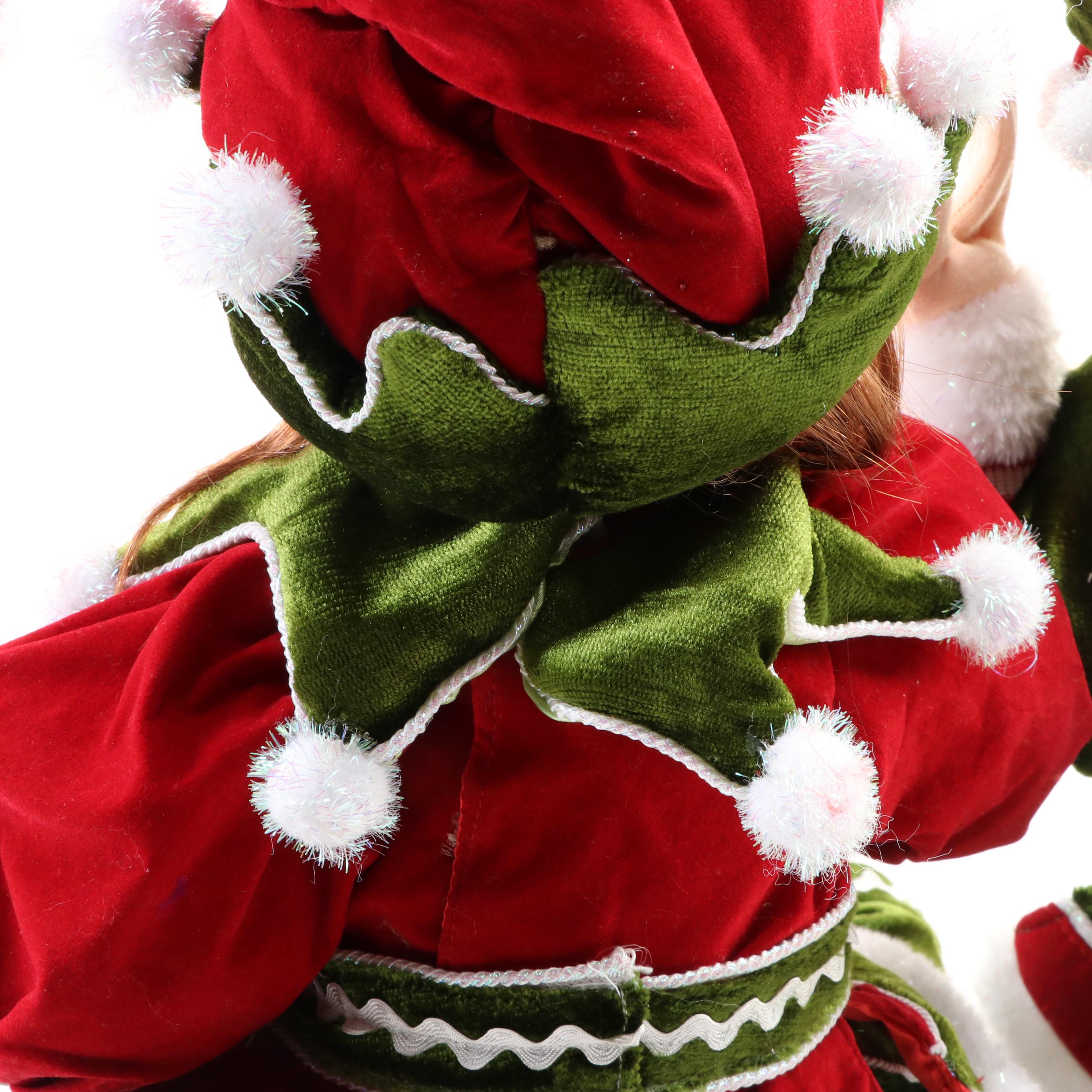 RAZ Imports Seated Elf Dolls