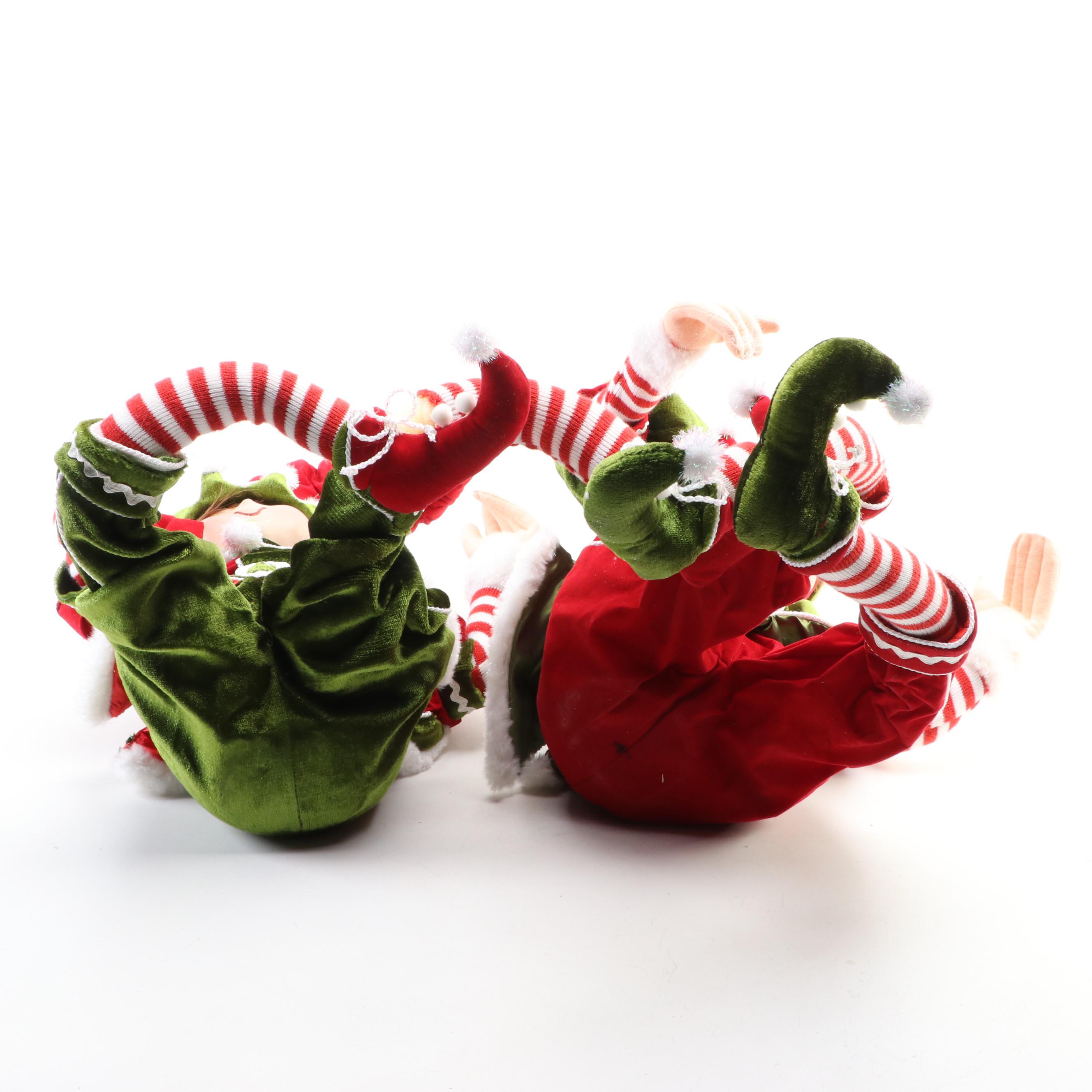 RAZ Imports Seated Elf Dolls