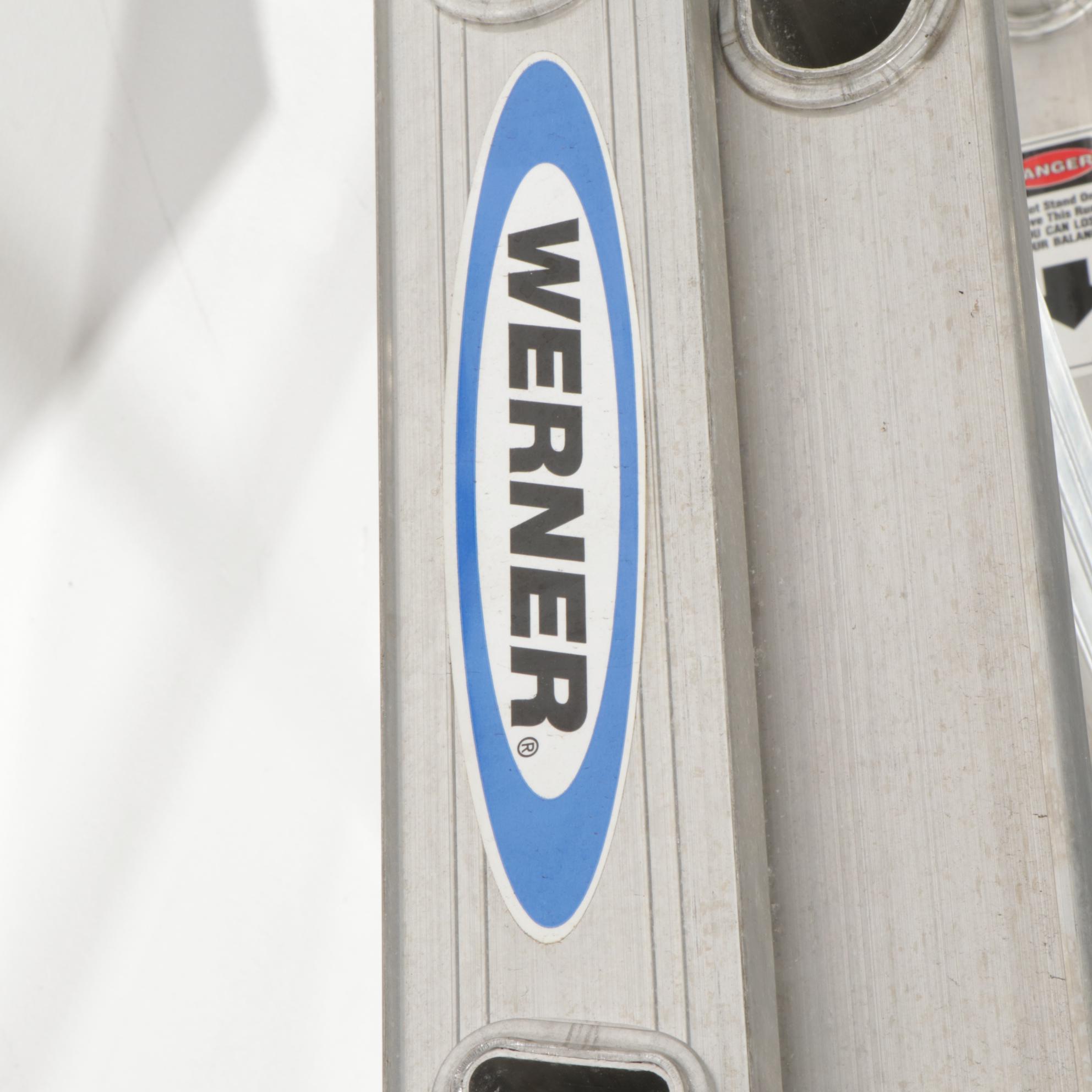 Werner 16' Extension Ladder, Late 20th Century