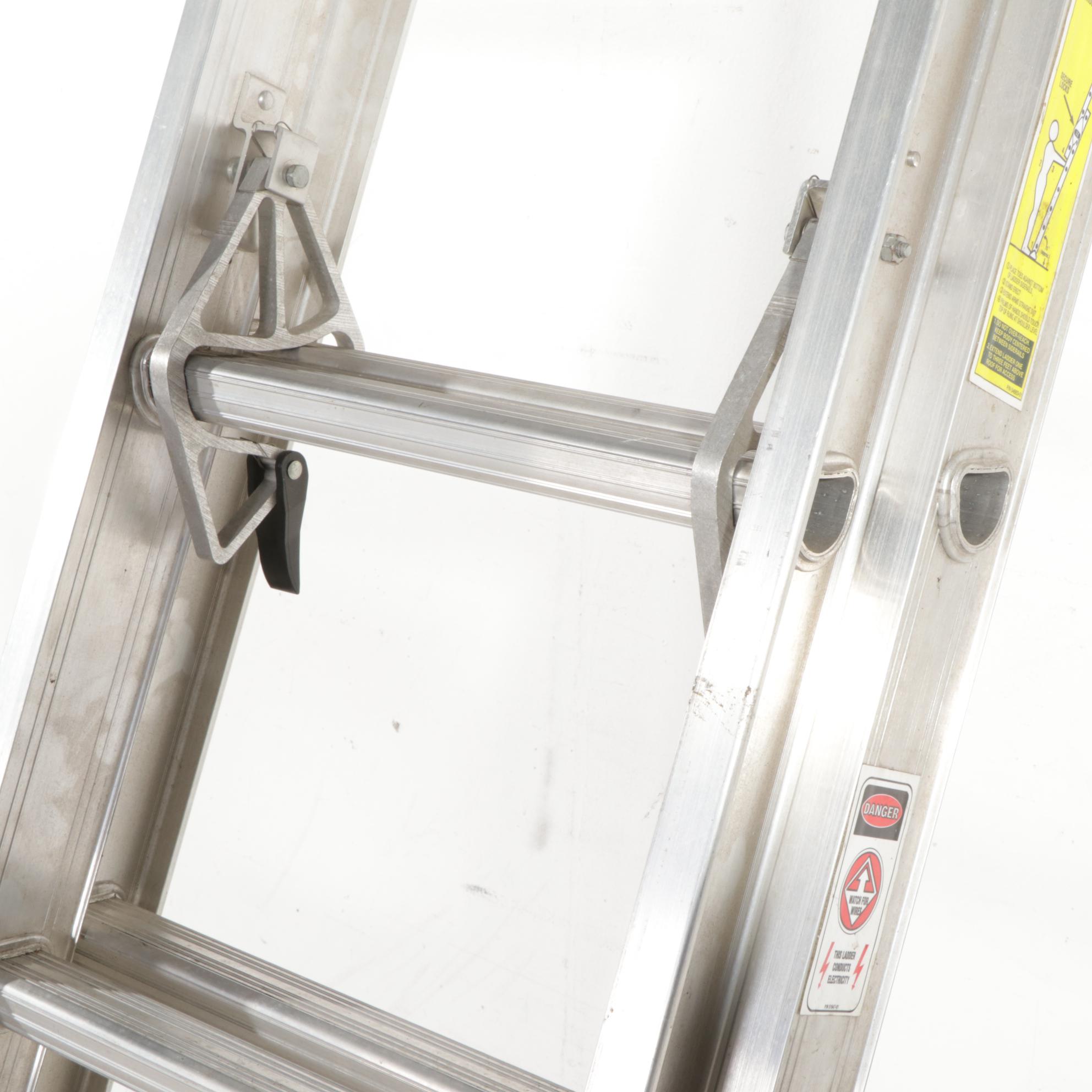 Werner 16' Extension Ladder, Late 20th Century