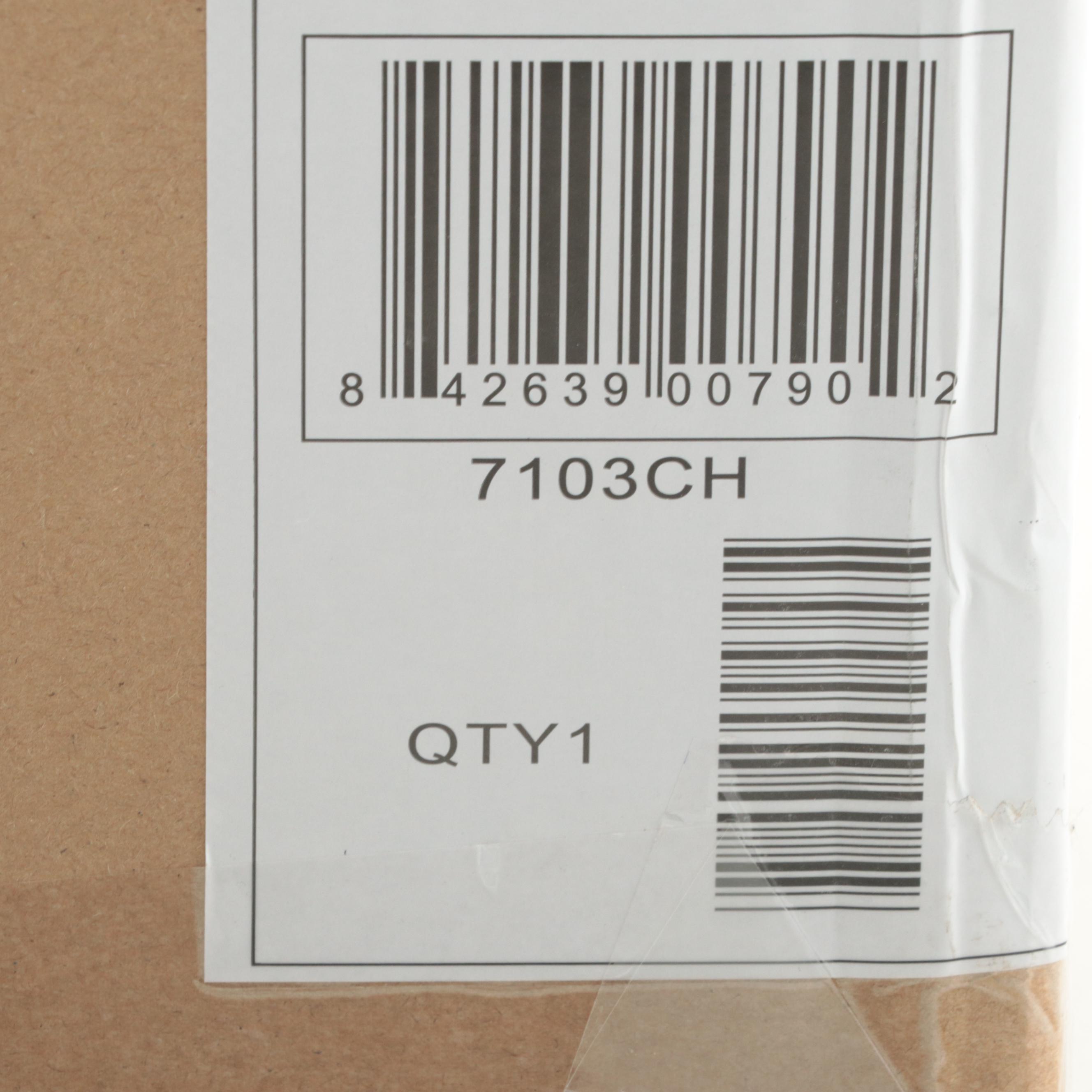 Millennium Lighting Chrome Finish Three-Light Semi-Flush Mount Ceiling Light