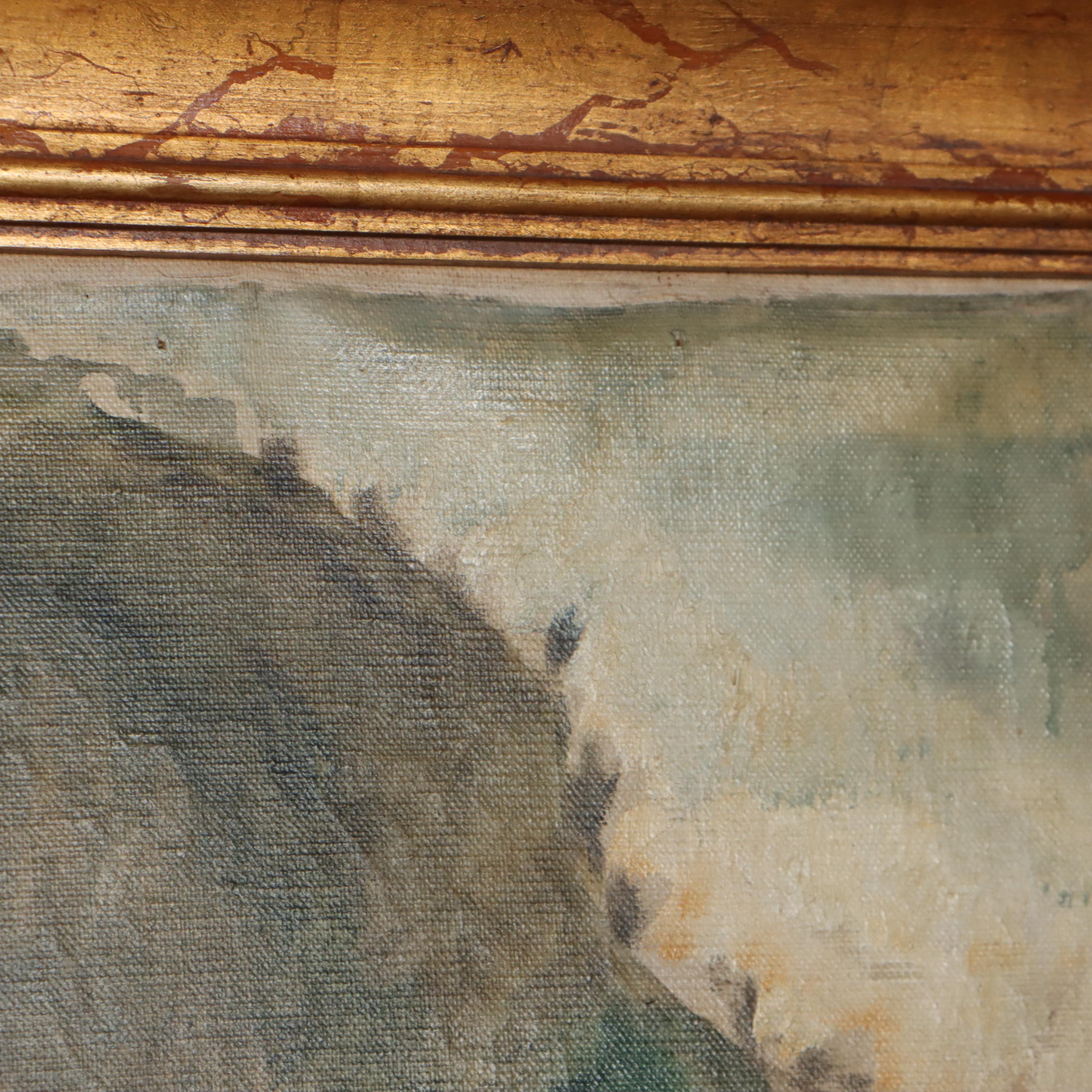 Julie de Holmberg Krohn Landscape Oil Painting