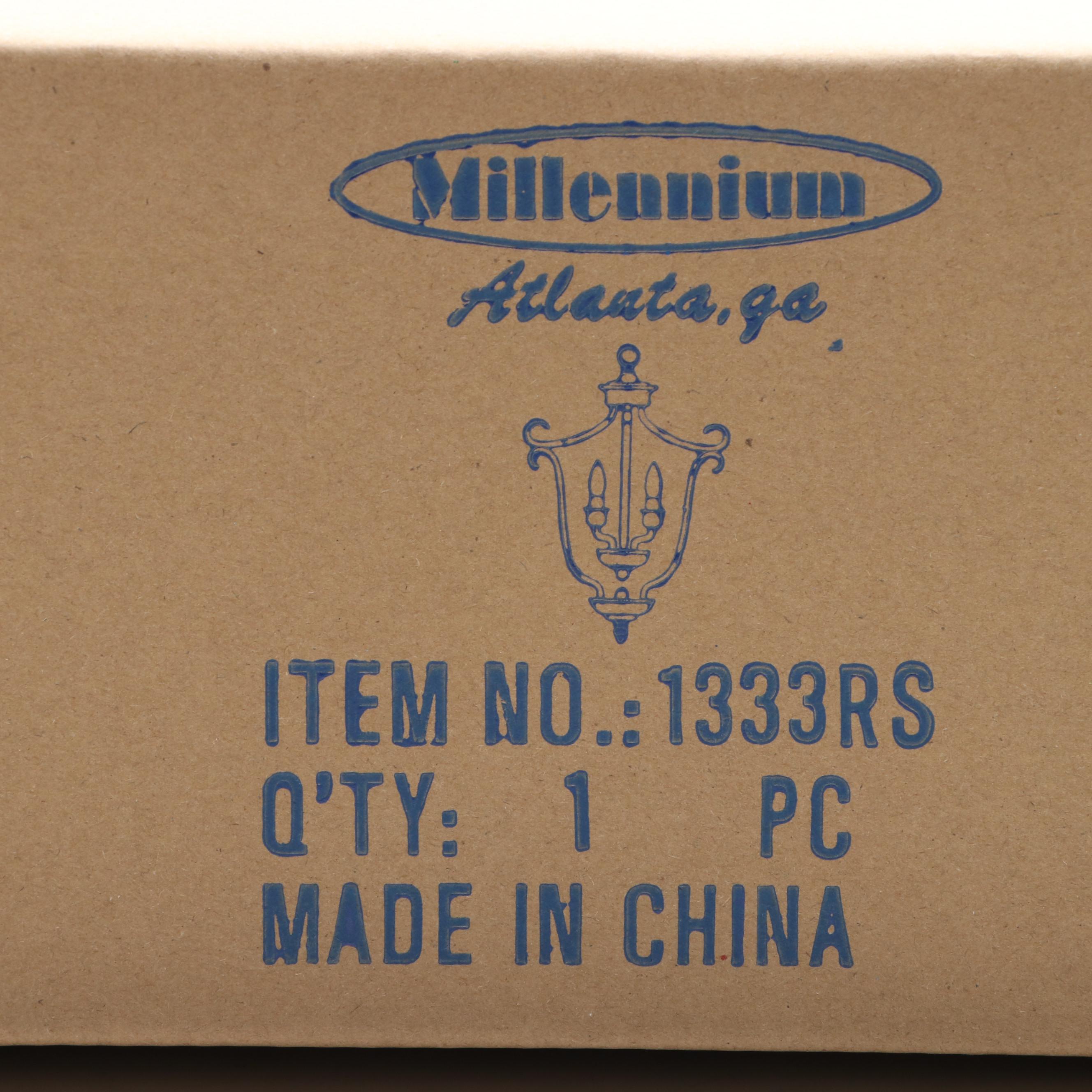 Millennium Lighting Fulton Brushed Silver Pendant Light