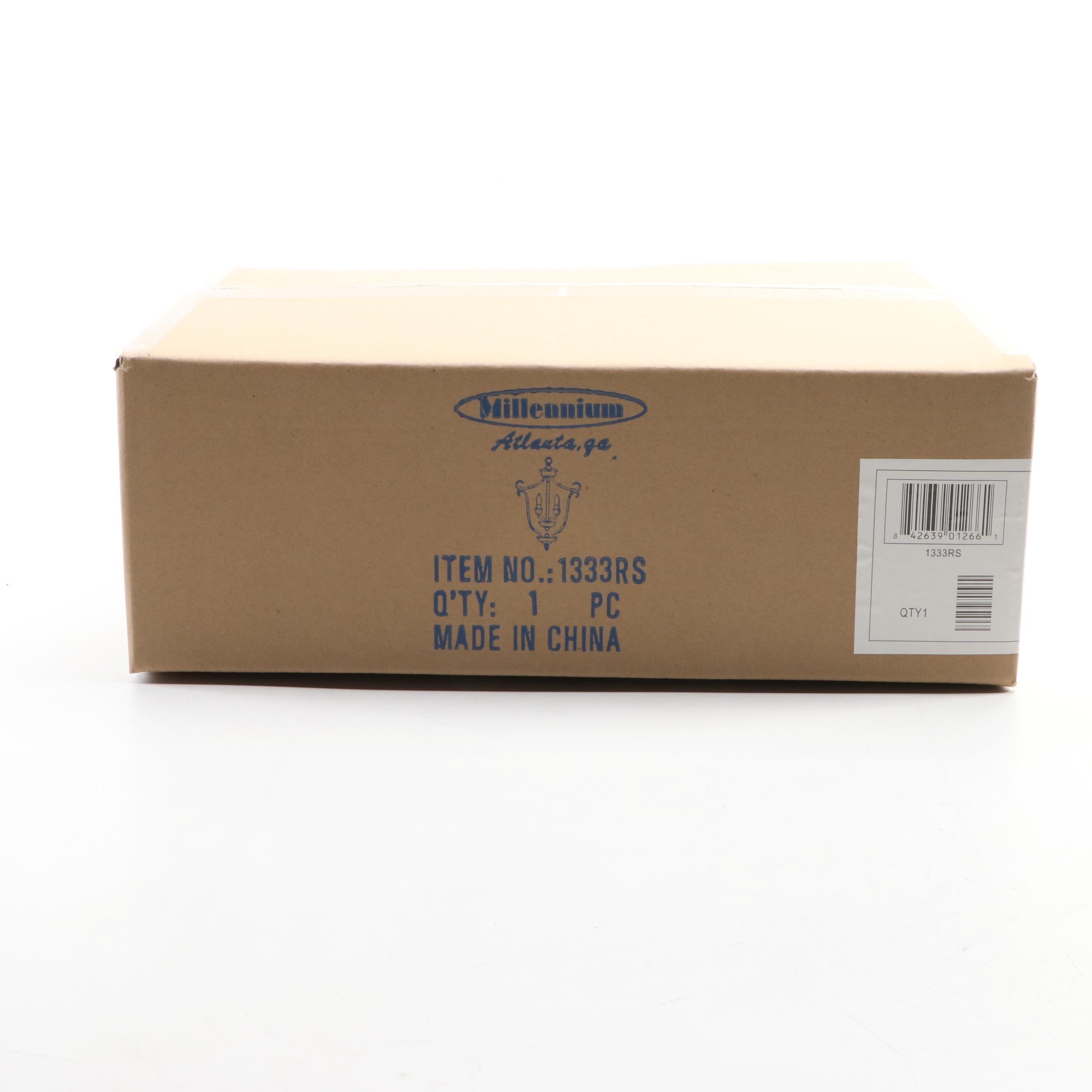 Millennium Lighting Fulton Brushed Silver Pendant Light