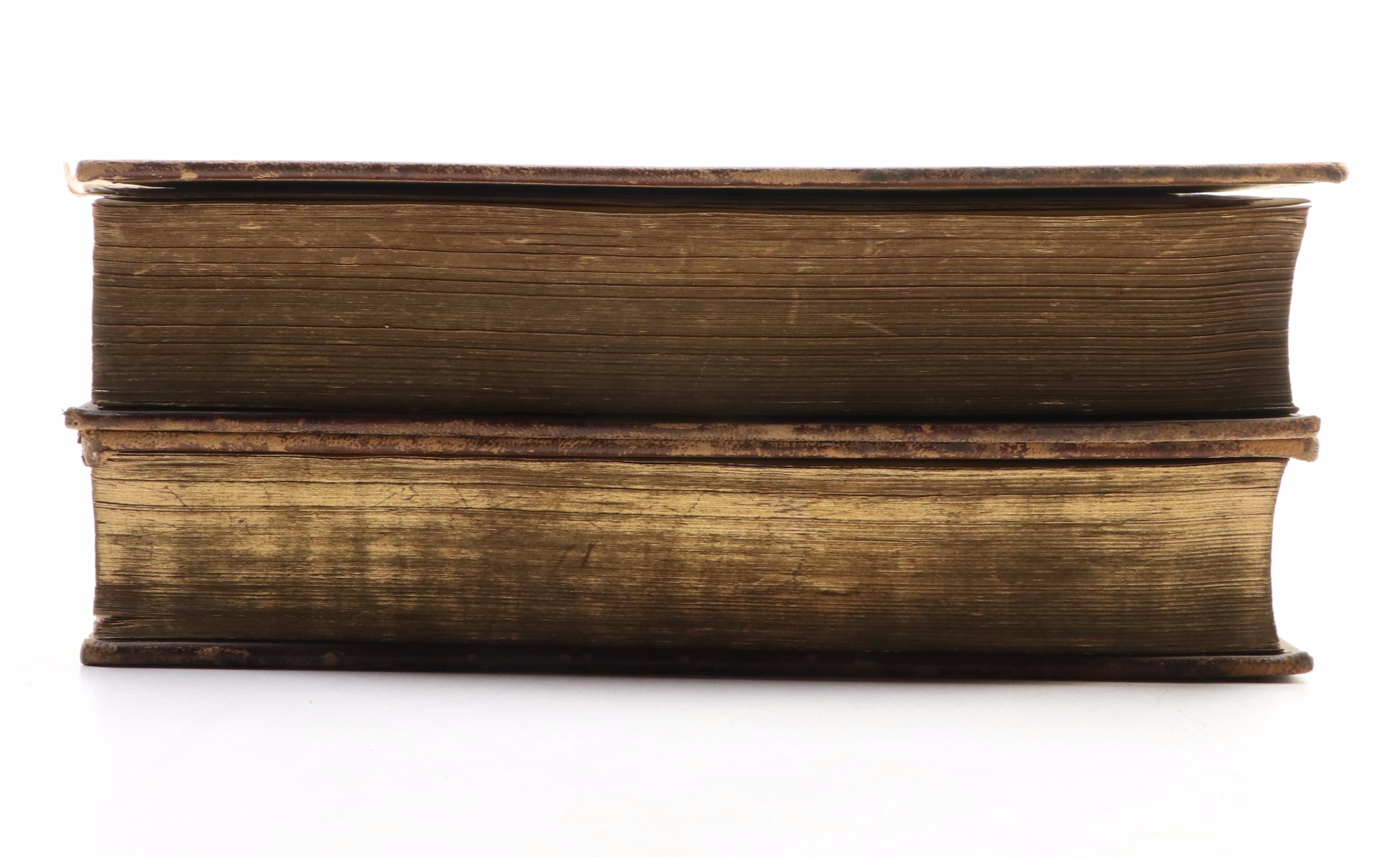 Illustrated "A History of All Nations" Two-Volume Set by S. G. Goodrich, 1857