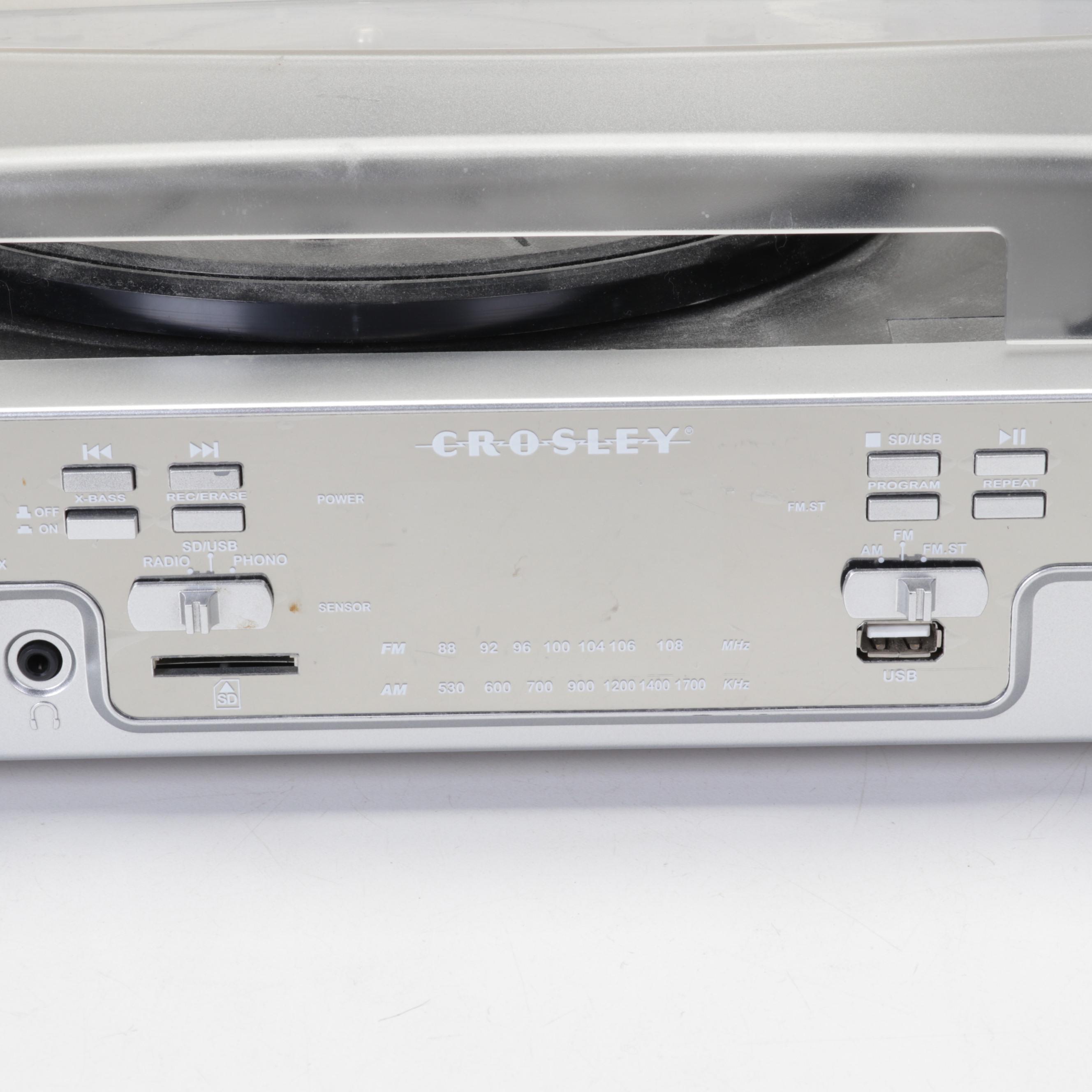 Crosley Radio Encoding Turntable With Radio and Remote