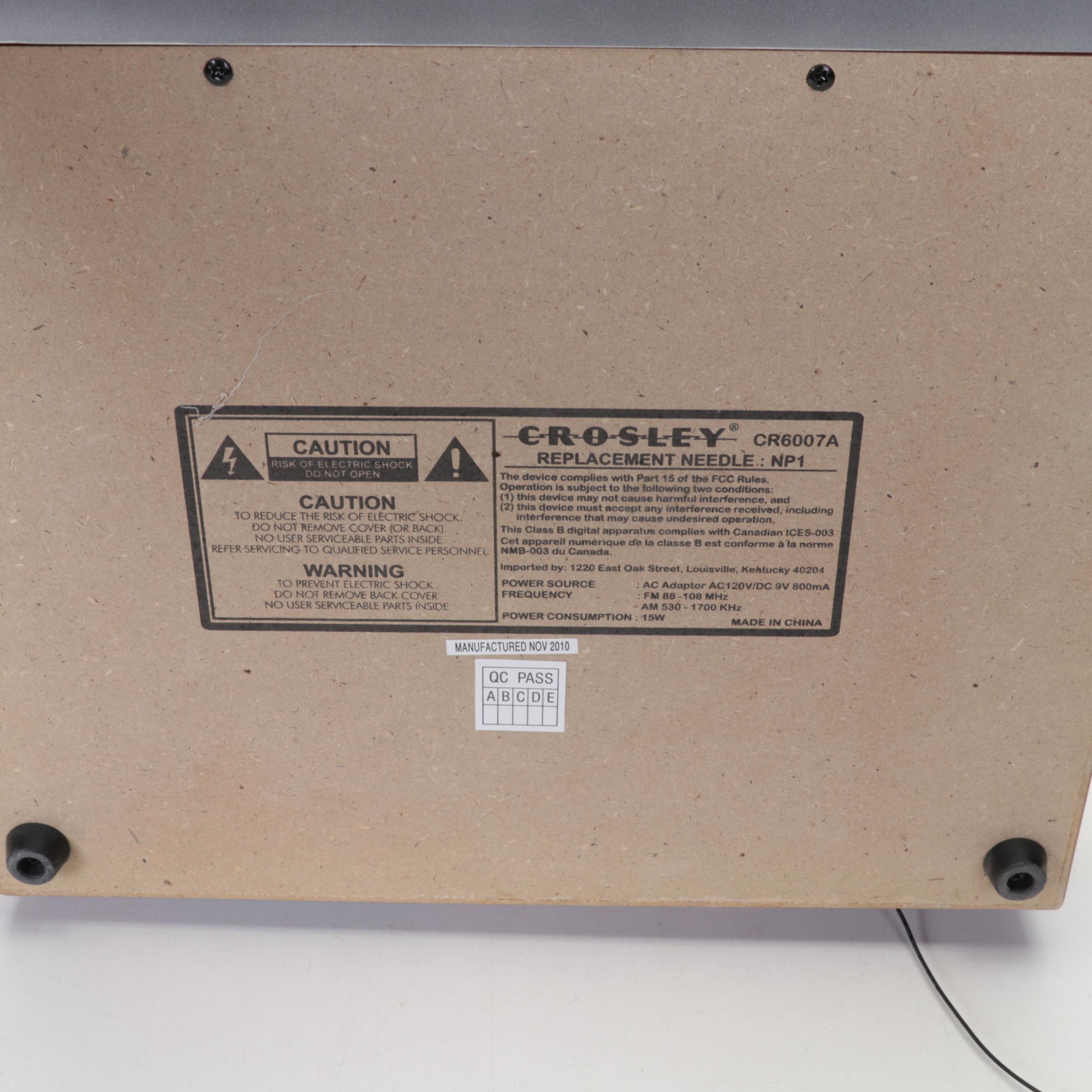 Crosley Radio Encoding Turntable With Radio and Remote