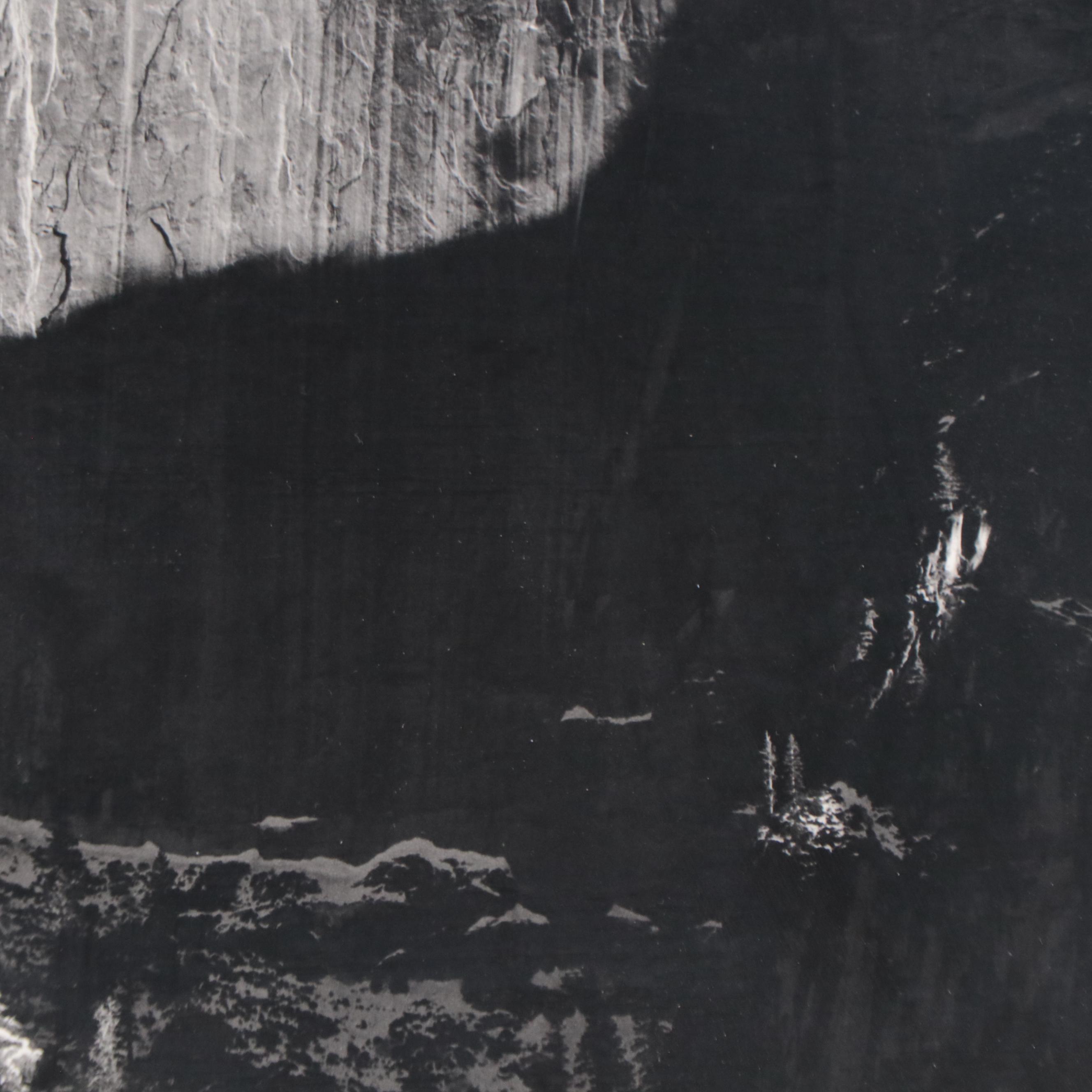 Offset Lithograph After Ansel Adams "Moon and Half Dome, Yosemite National Park"