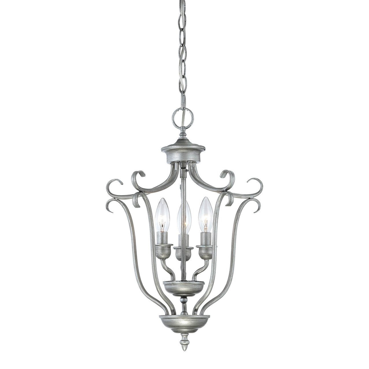 Millennium Lighting Fulton Brushed Silver Pendant Light