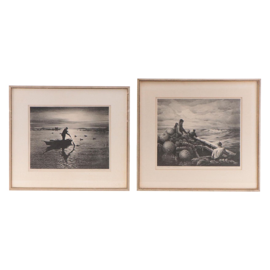 Paul Whitman Nautical Lithographs