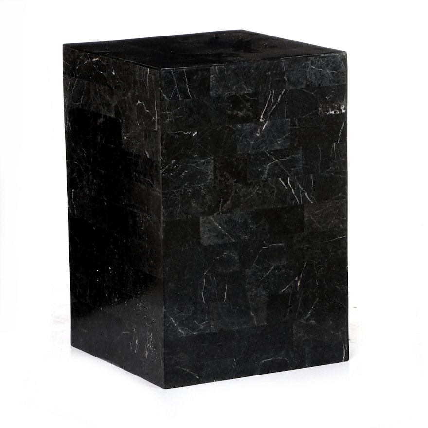 Philippines Tessellated Black Marble Plinth