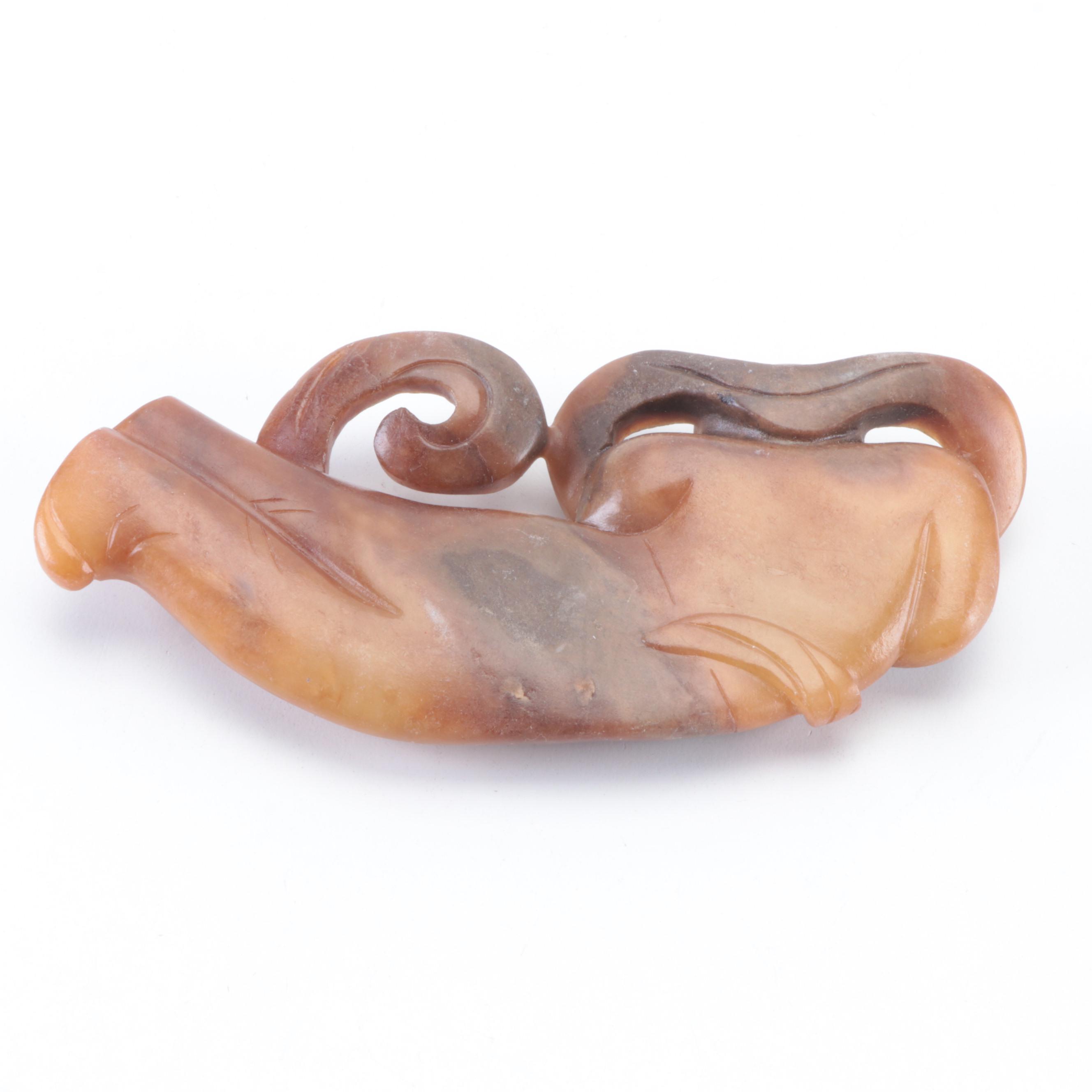 Chinese Carved Serpentine Figures