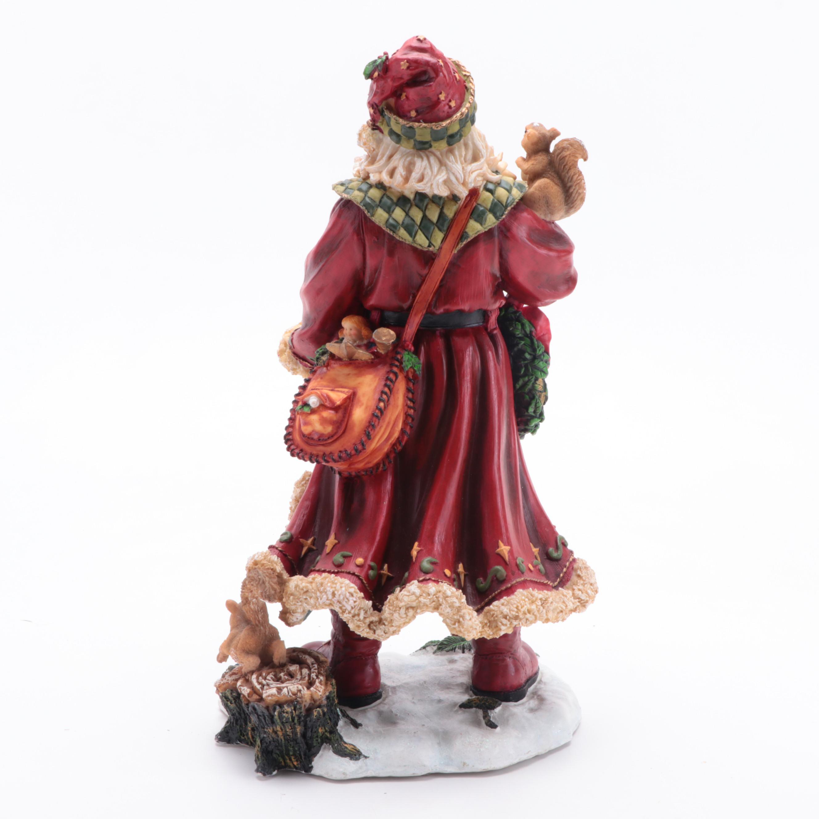 Pipka Memories of Christmas and Other Resin Santa Claus Figurines