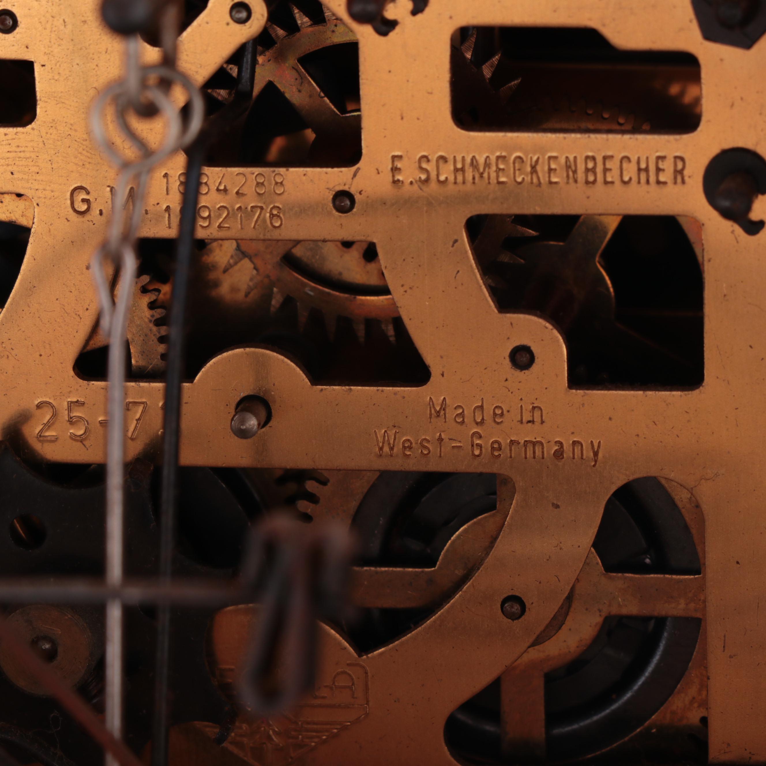 E. Schmeckenbecher Black Forest West German Cuckoo Clock, Late 20th Century