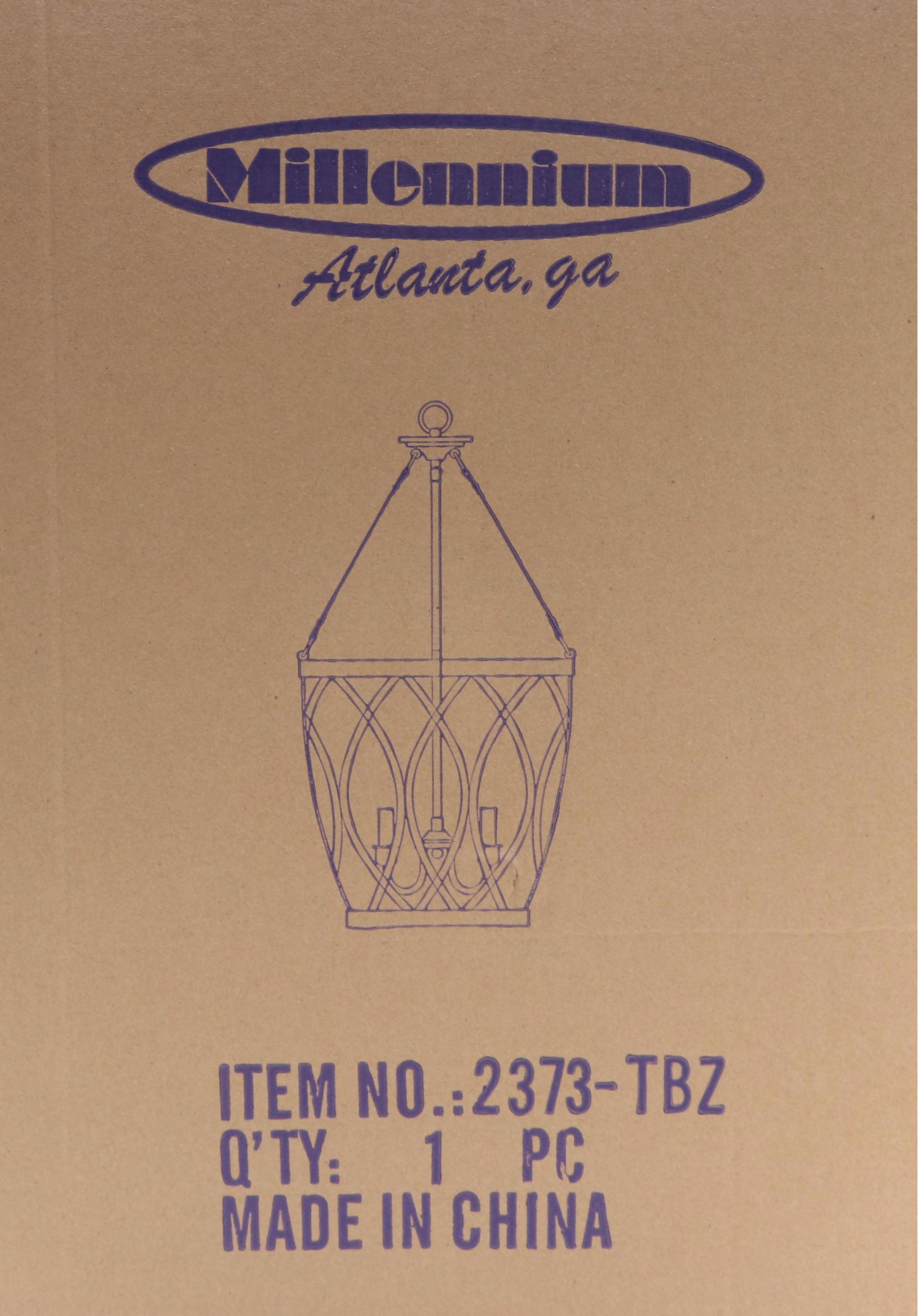 Millennium Oil Rubbed Bronze Cage Pendant Light