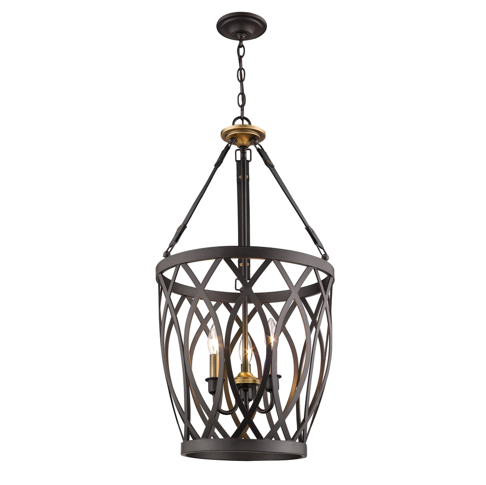 Millennium Oil Rubbed Bronze Cage Pendant Light