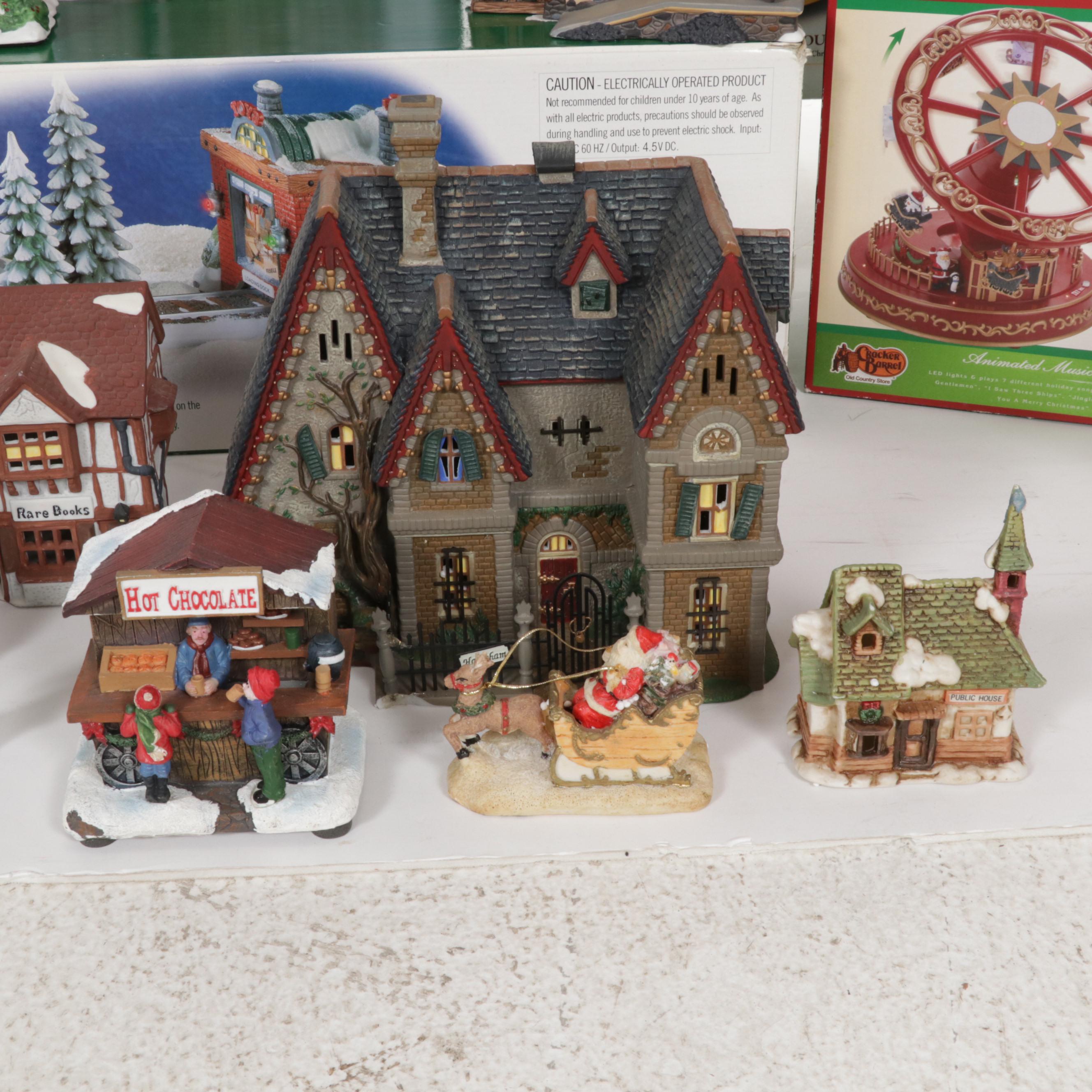 Department 56 and Other Christmas Table Decor