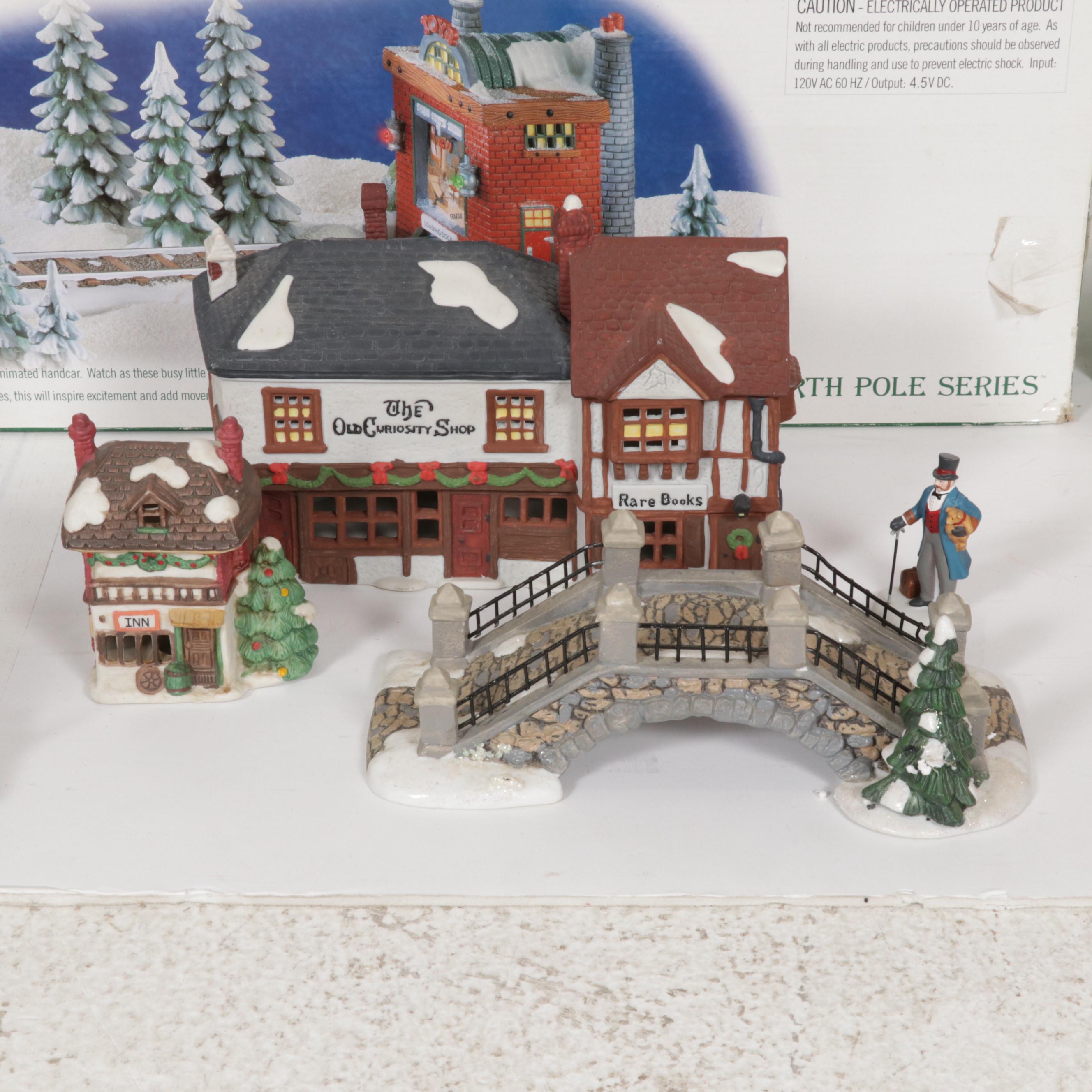 Department 56 and Other Christmas Table Decor