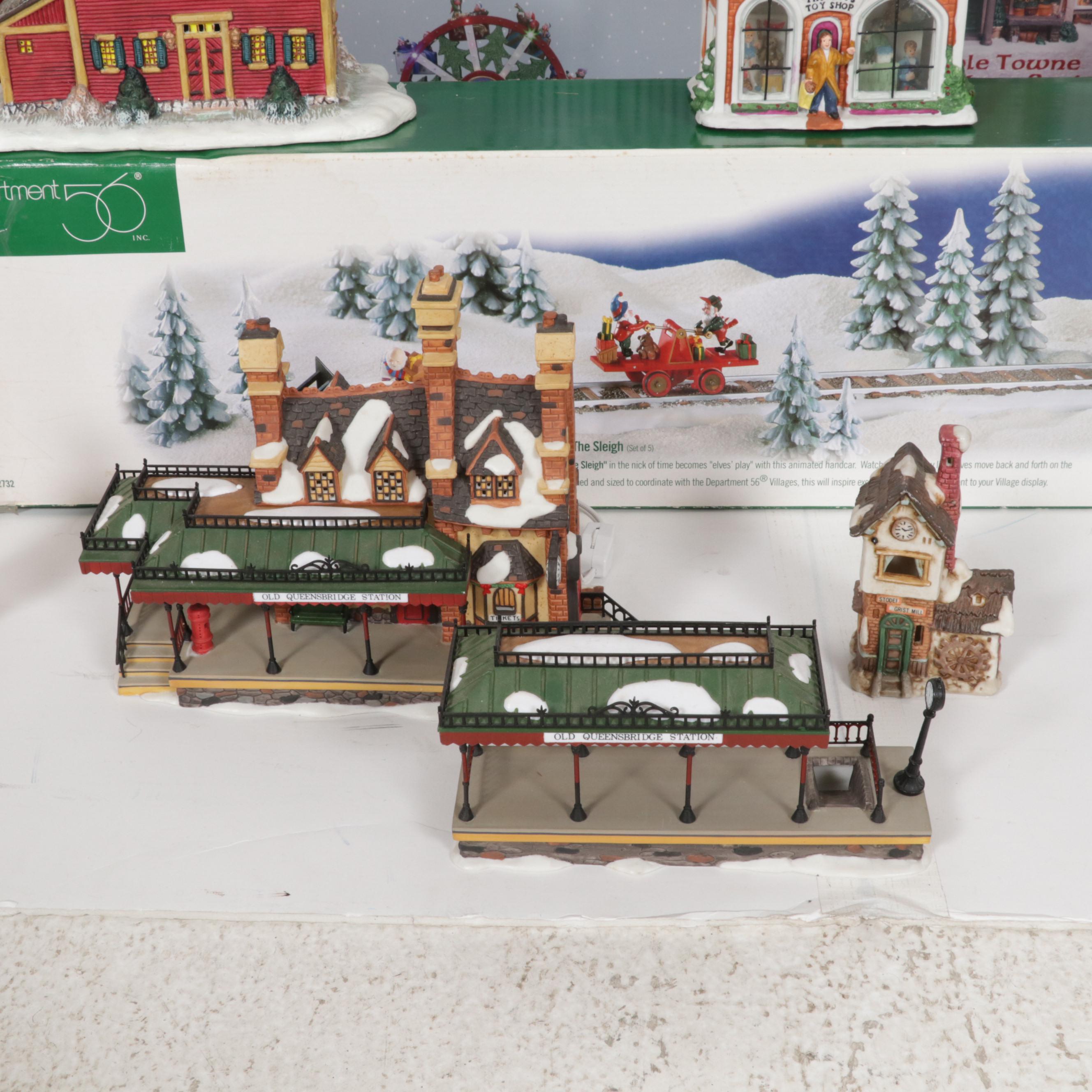 Department 56 and Other Christmas Table Decor