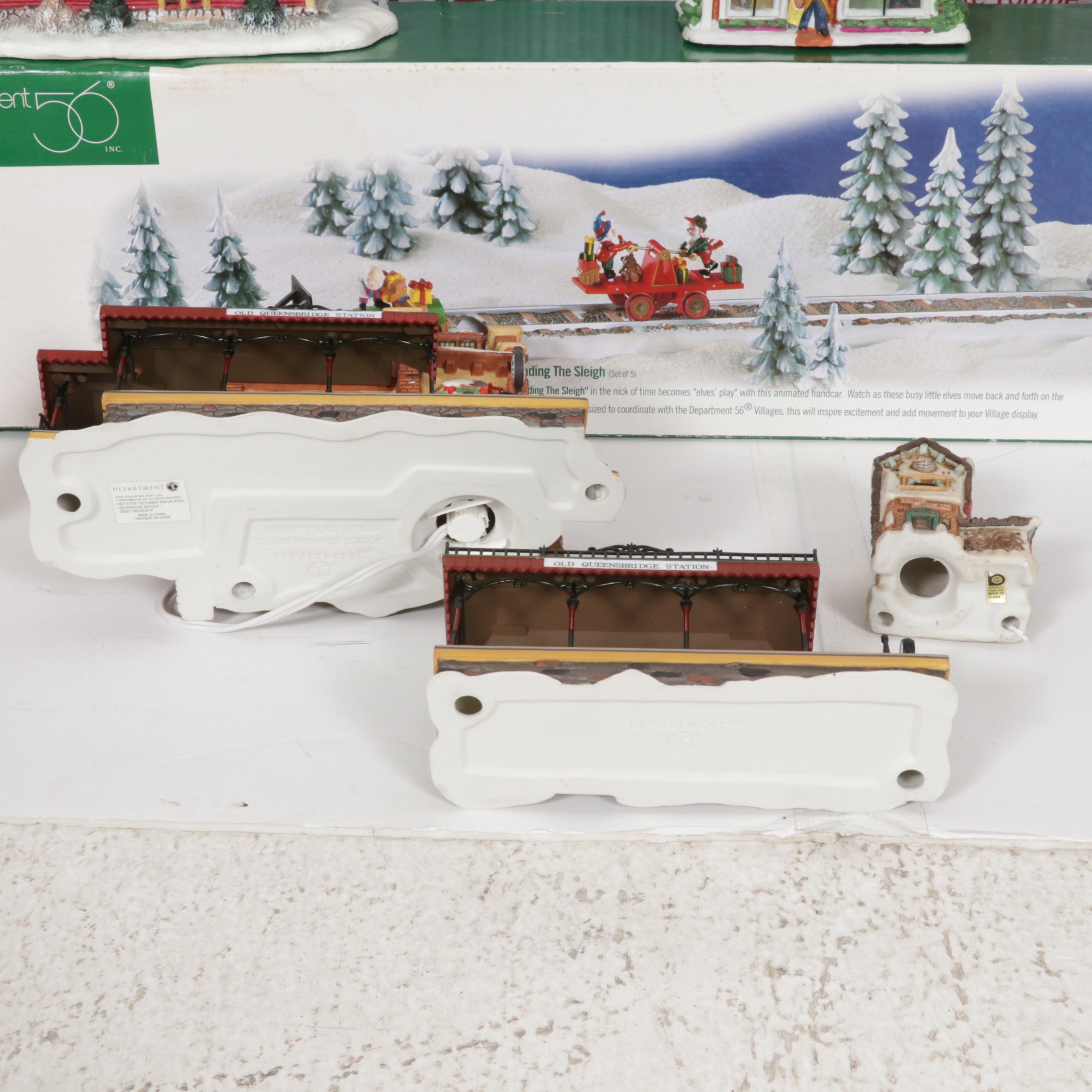 Department 56 and Other Christmas Table Decor