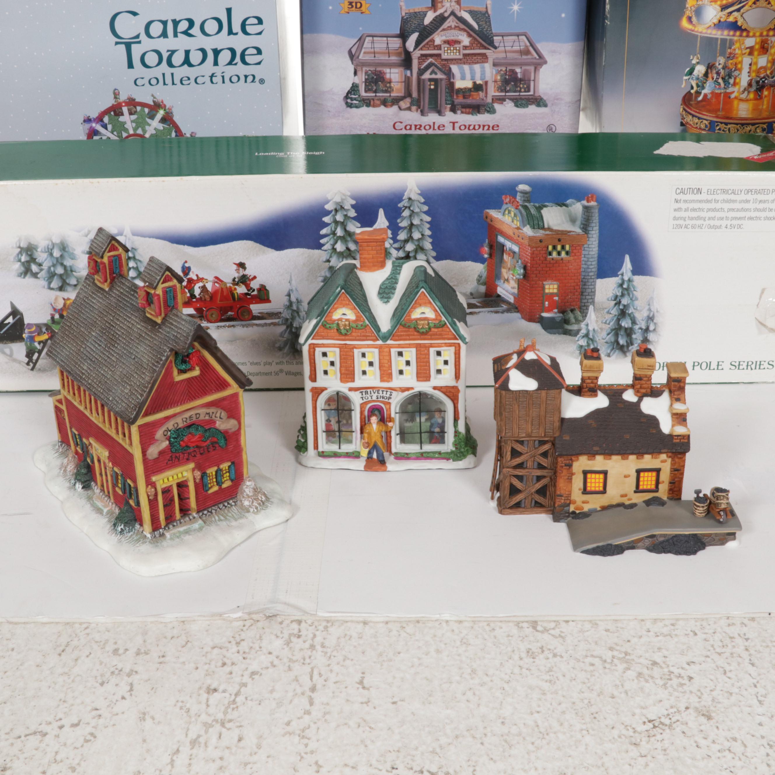 Department 56 and Other Christmas Table Decor