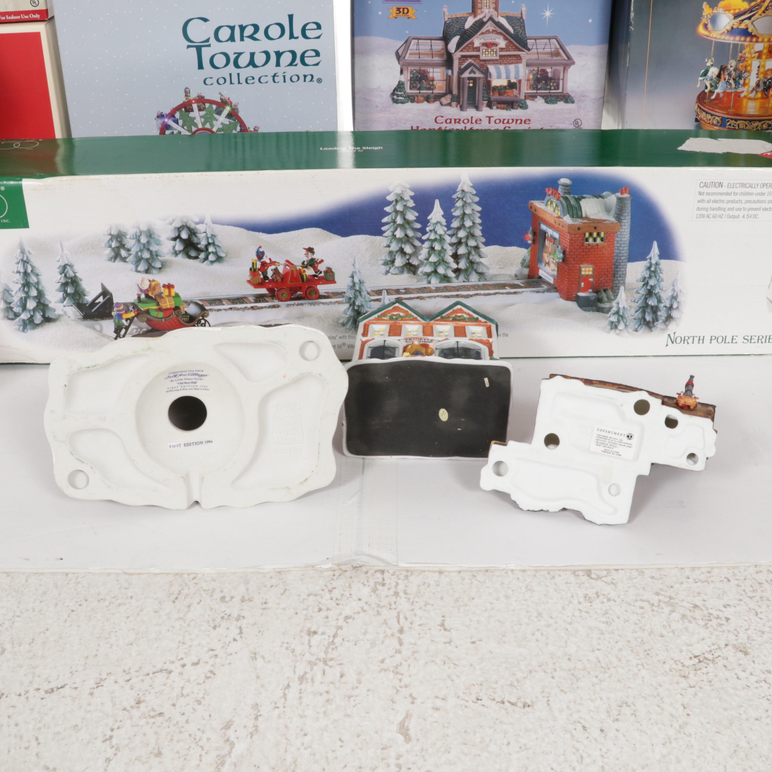 Department 56 and Other Christmas Table Decor