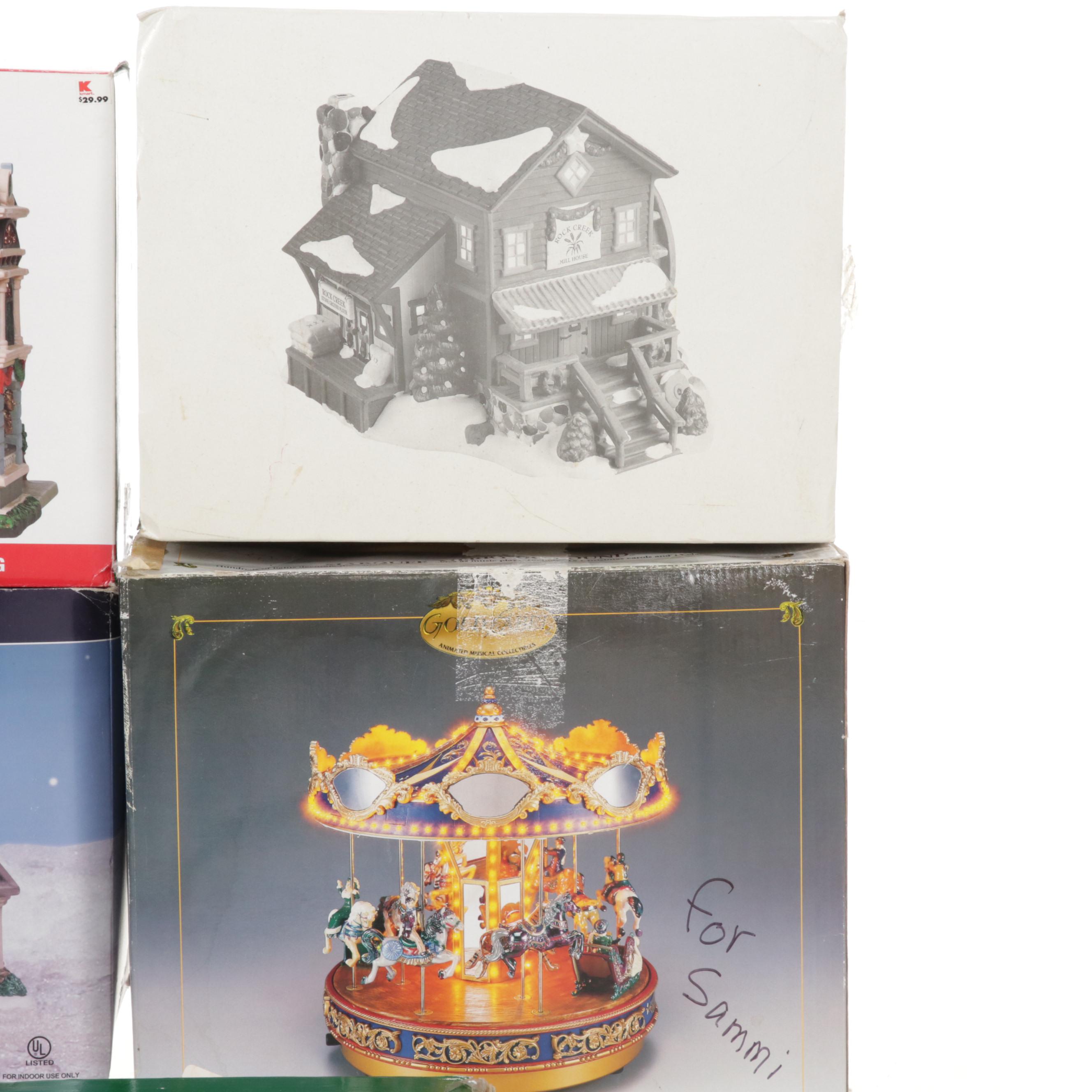 Department 56 and Other Christmas Table Decor