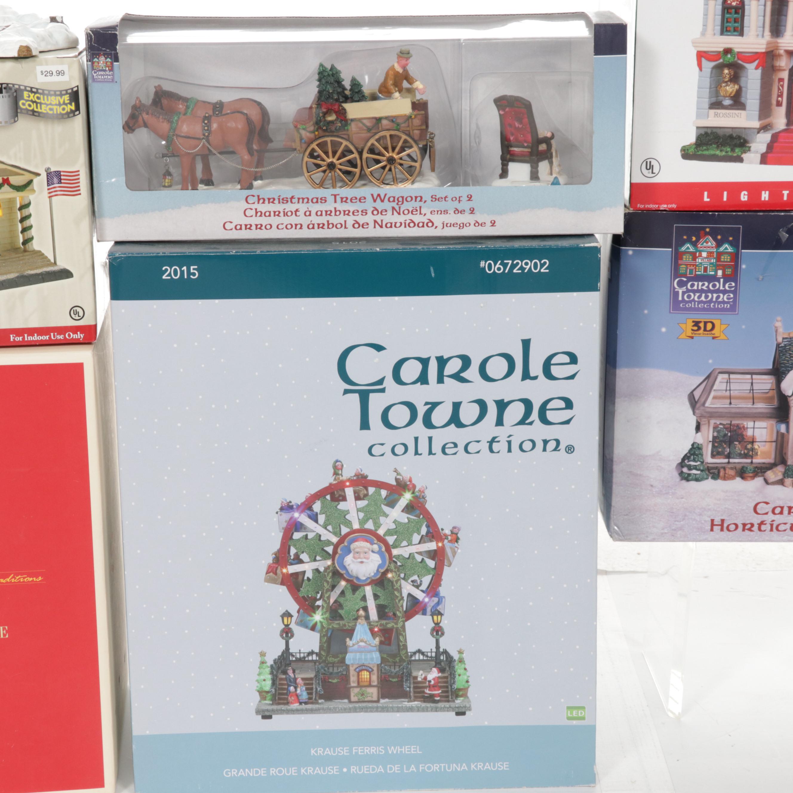 Department 56 and Other Christmas Table Decor