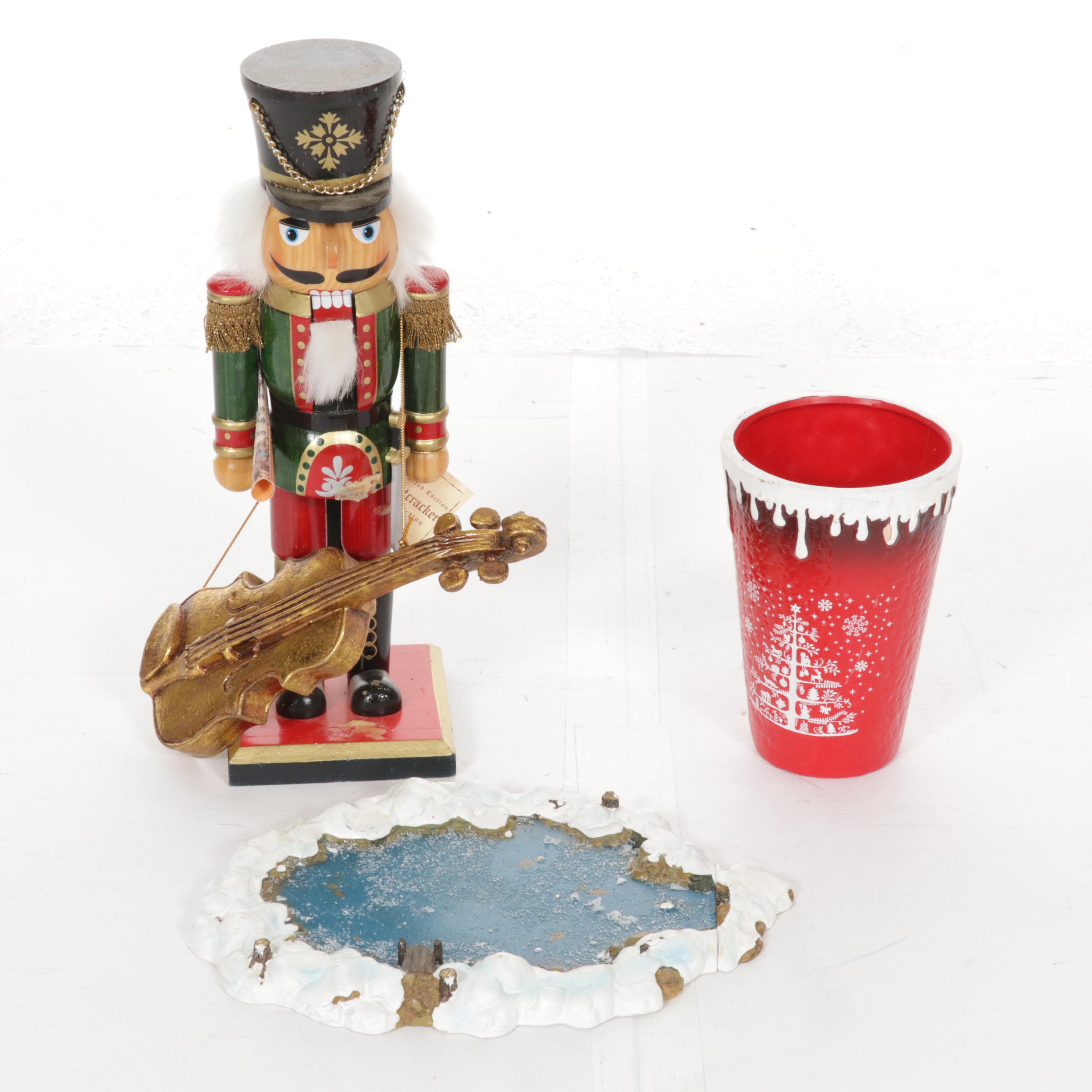 Department 56 and Other Christmas Table Decor