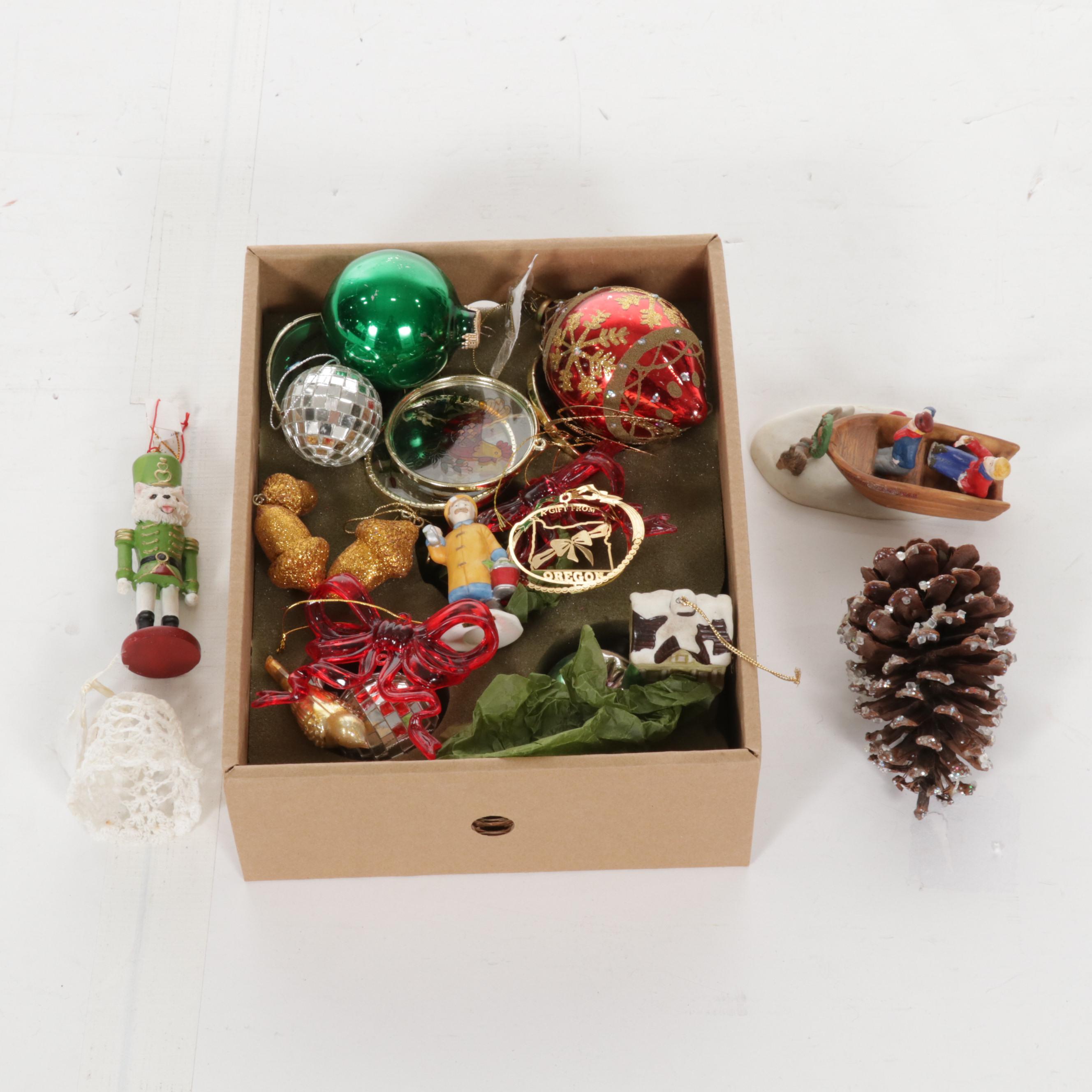 Department 56 and Other Christmas Table Decor