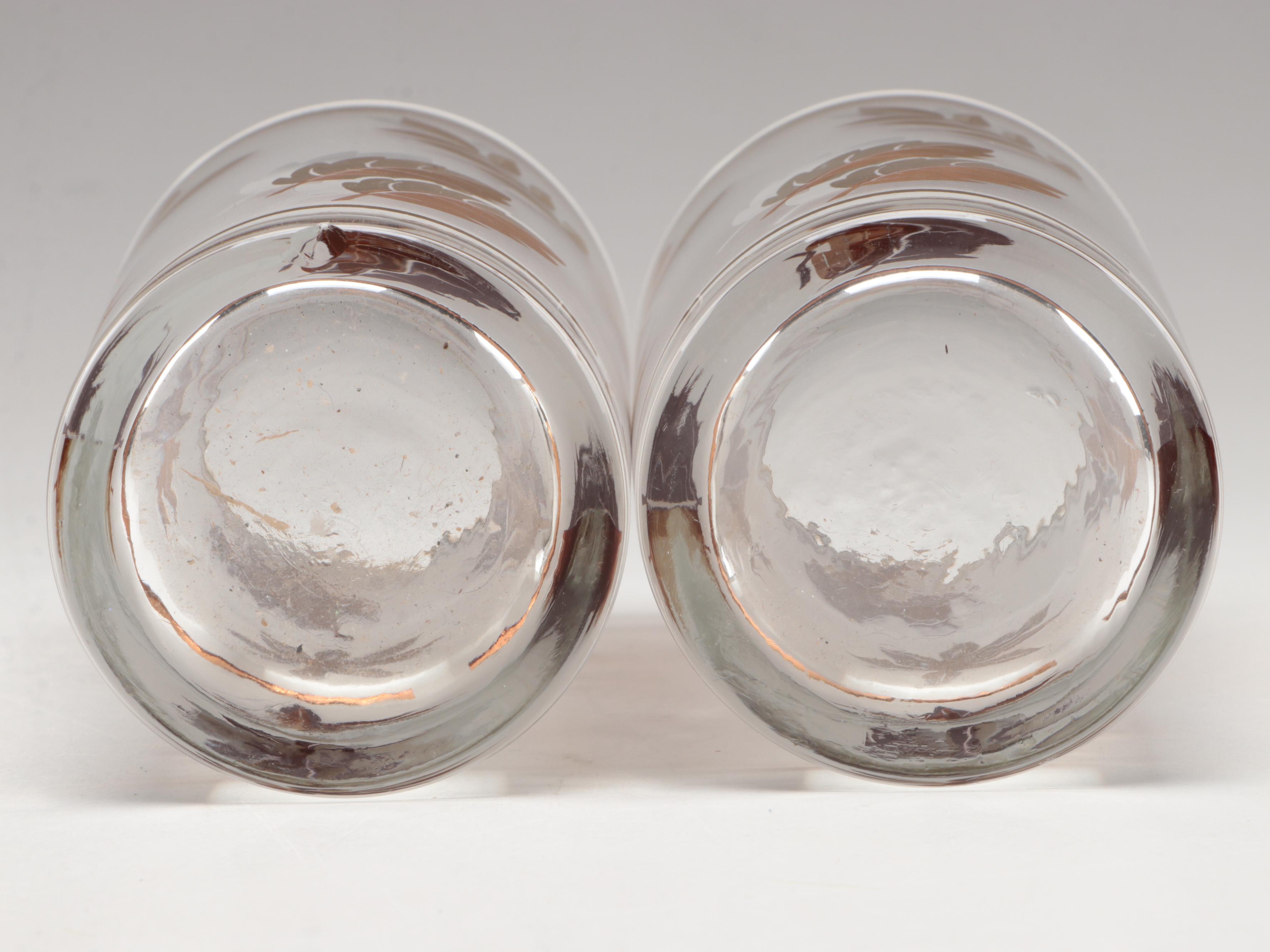 Libbey "Golden Foliage" Glass Tumblers with Caddy, Décor