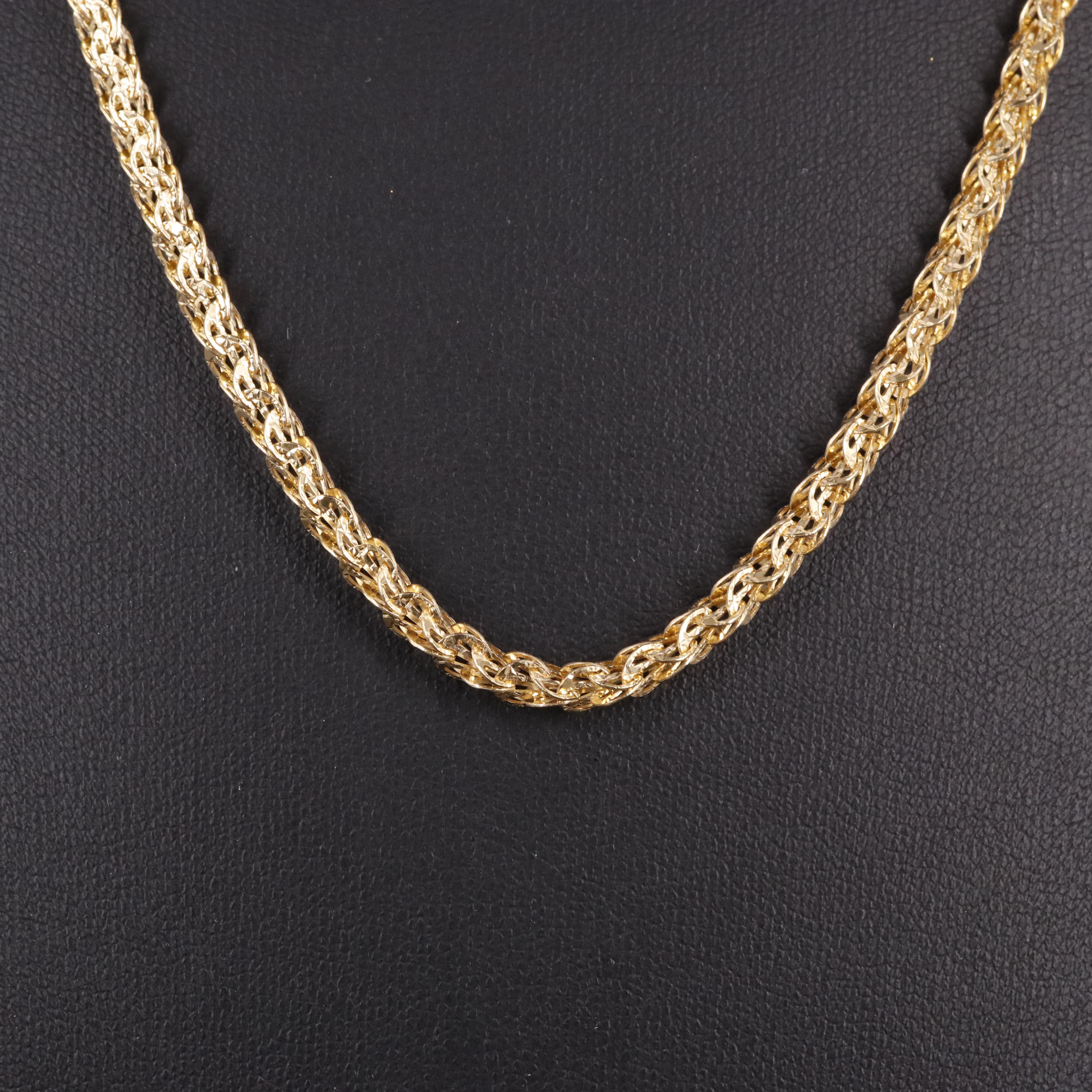 14K Wheat Chain Necklace