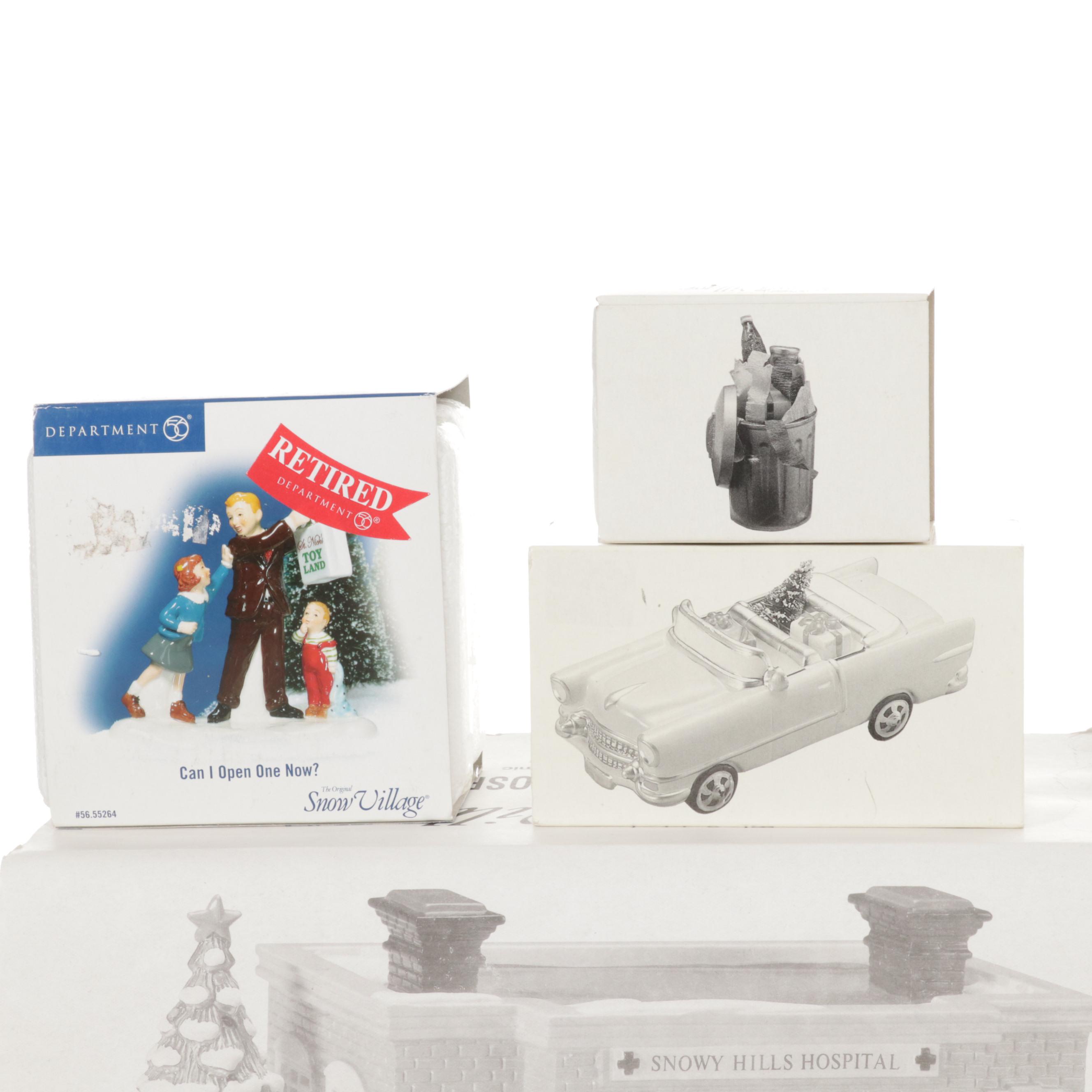 Department 56 "The Original Snow Village" Porcelain Buildings and Accessories